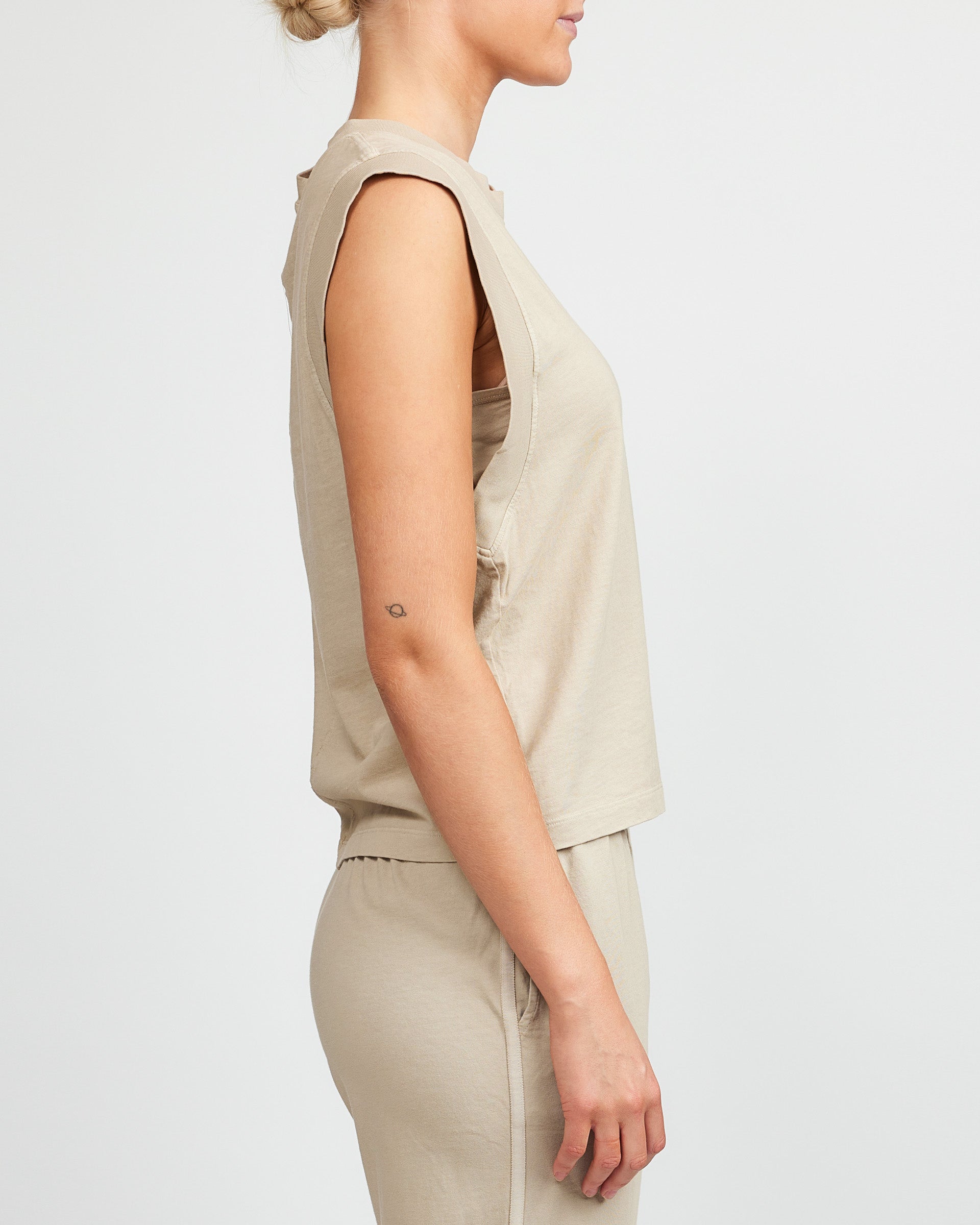 Raquel Allegra Clay Hauser Muscle Tee