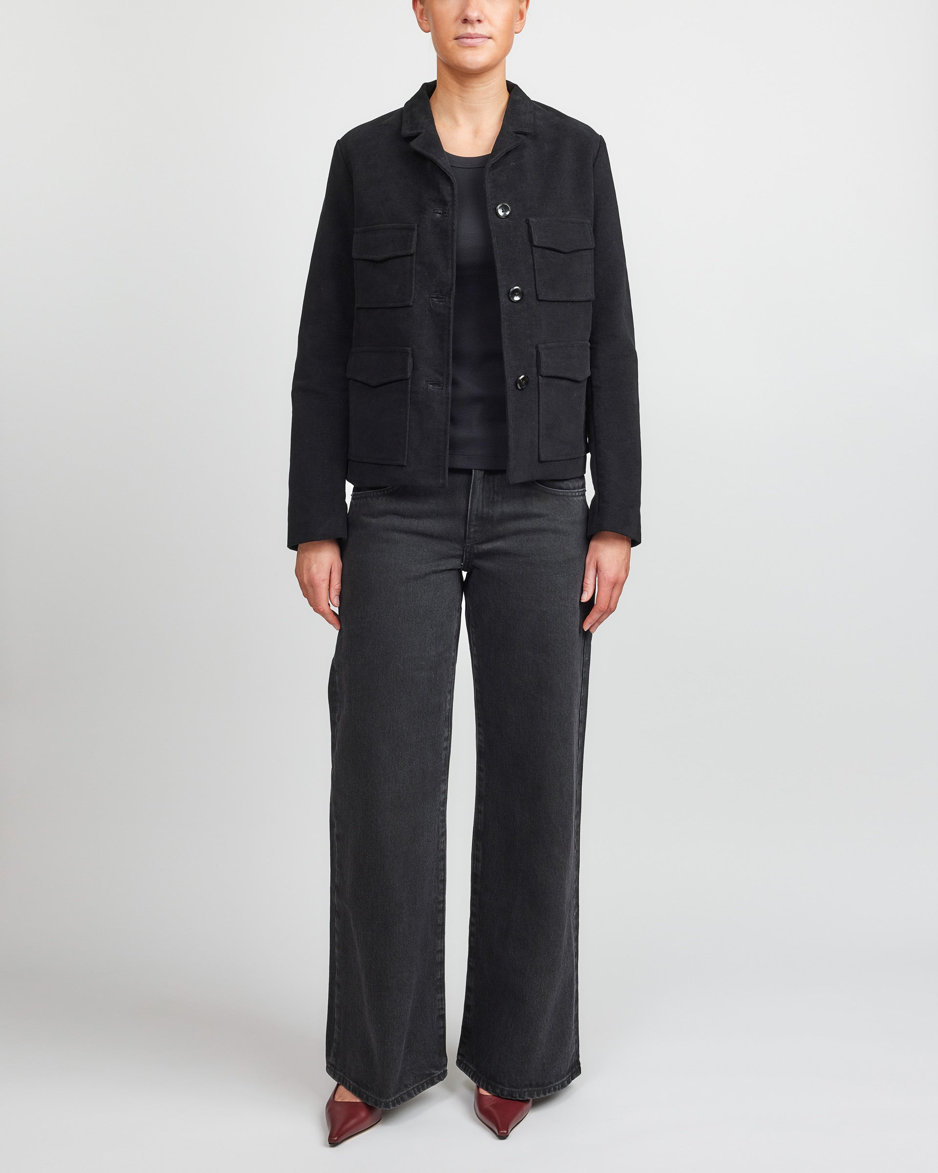 Jeanerica Black Carole Jacket