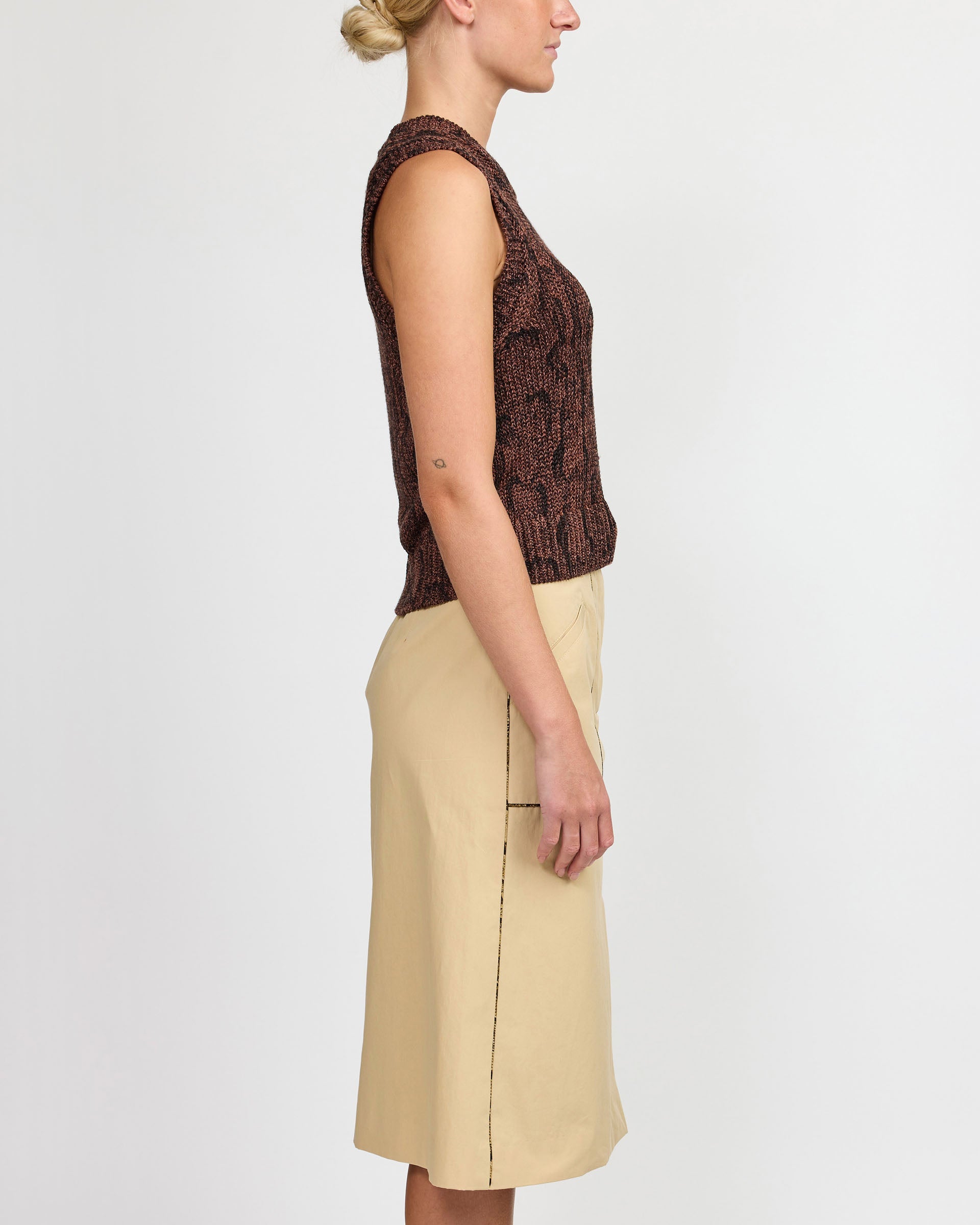 Dries Van Noten Brown Tamba Top