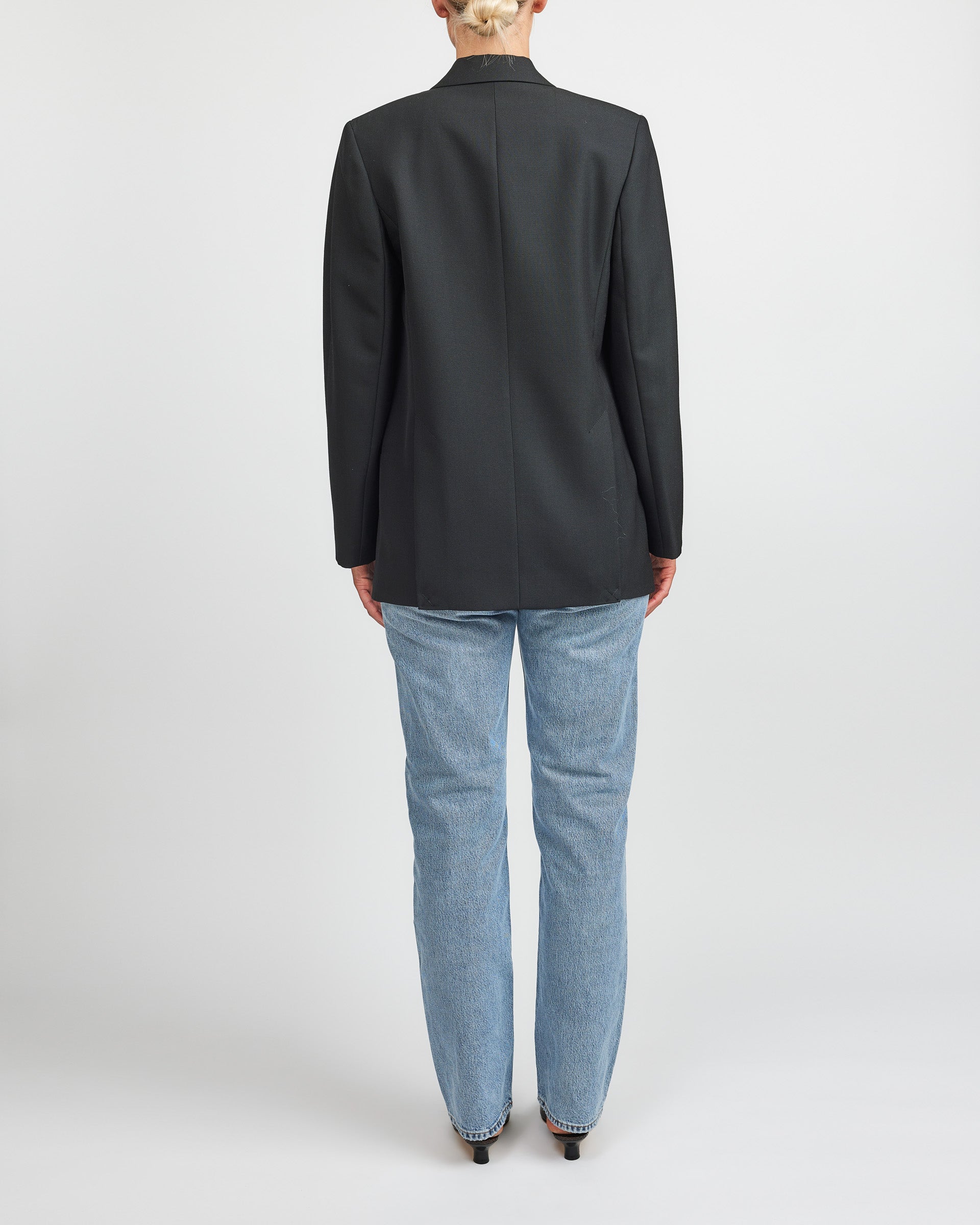 Toteme Black Double Breasted Blazer