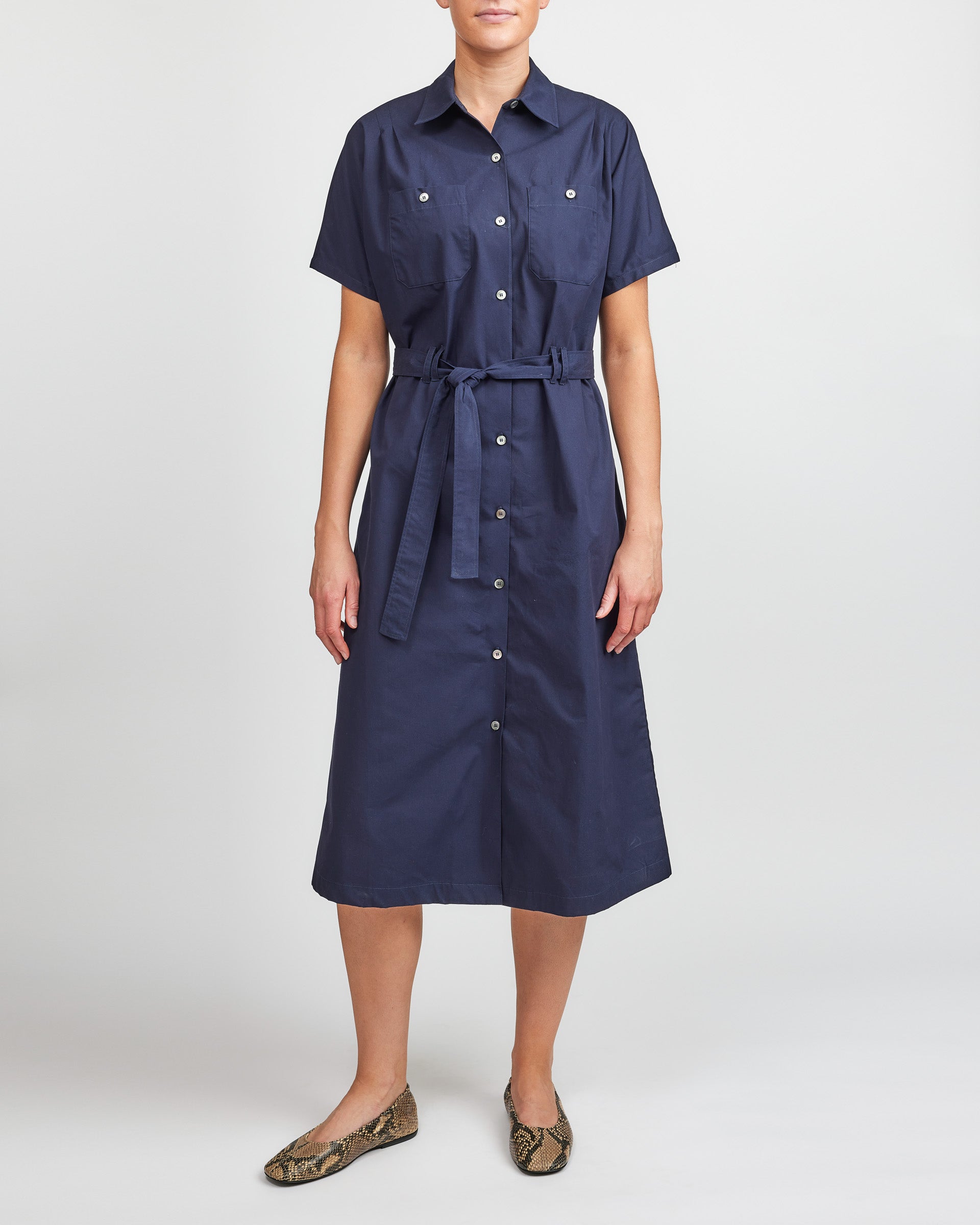 A.P.C. Dark Navy New Drew Dress