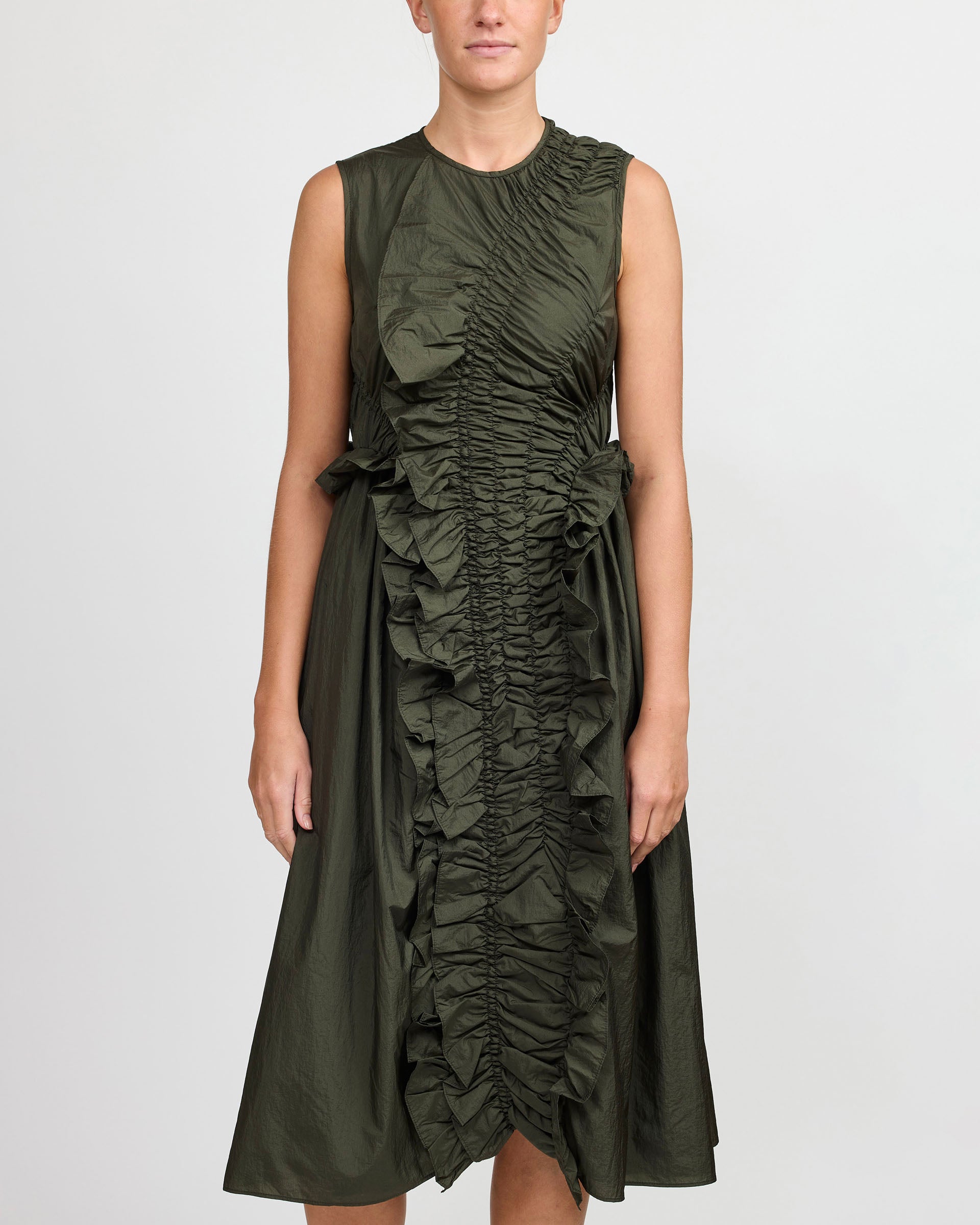 Cecilie Bahnsen Ole Pine Green Dress
