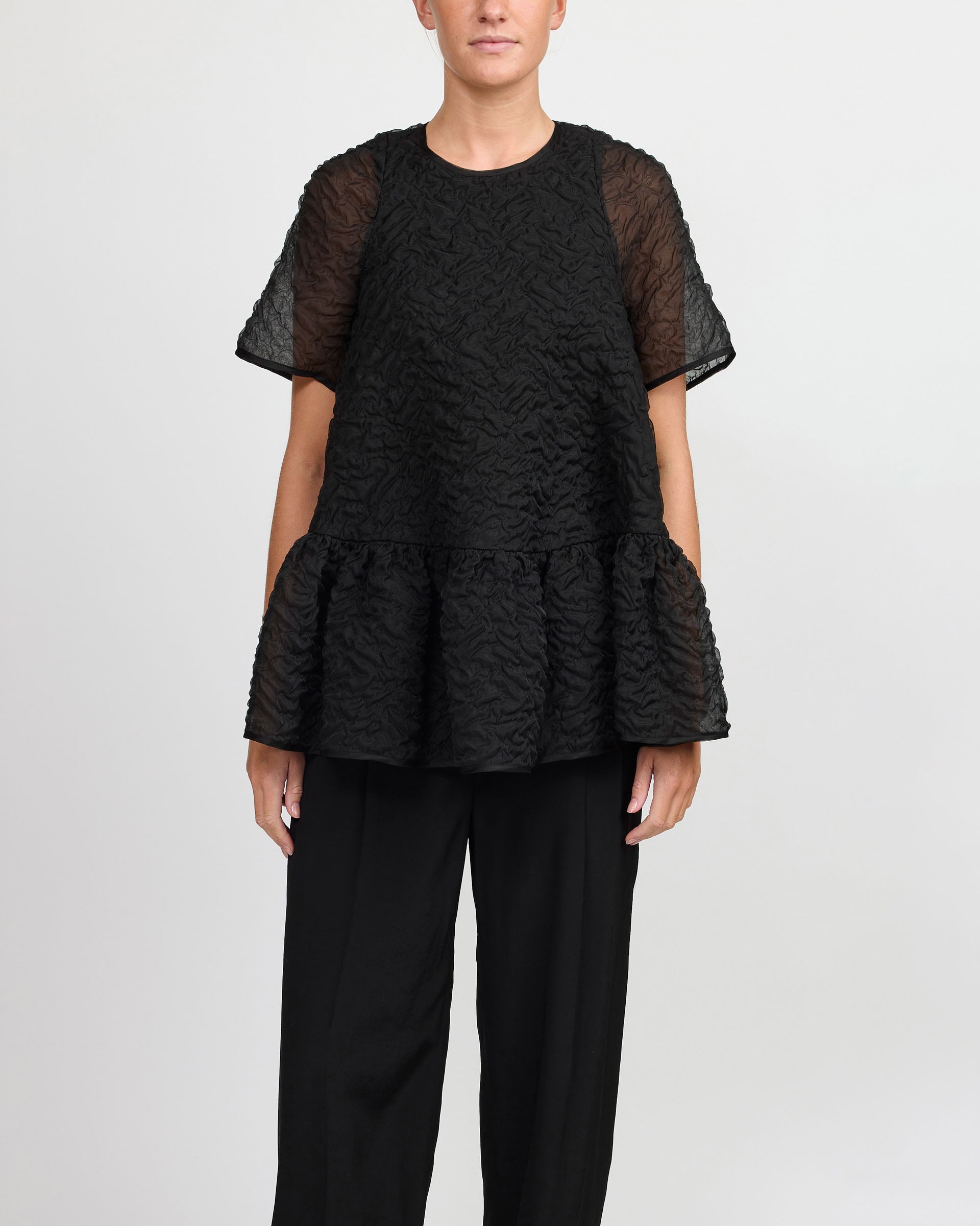 Cecilie Bahnsen Black Susi Top