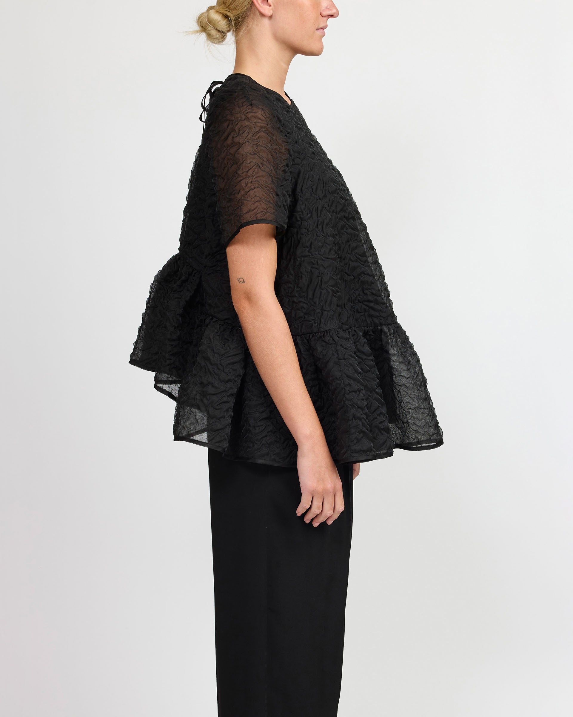 Cecilie Bahnsen Black Susi Top