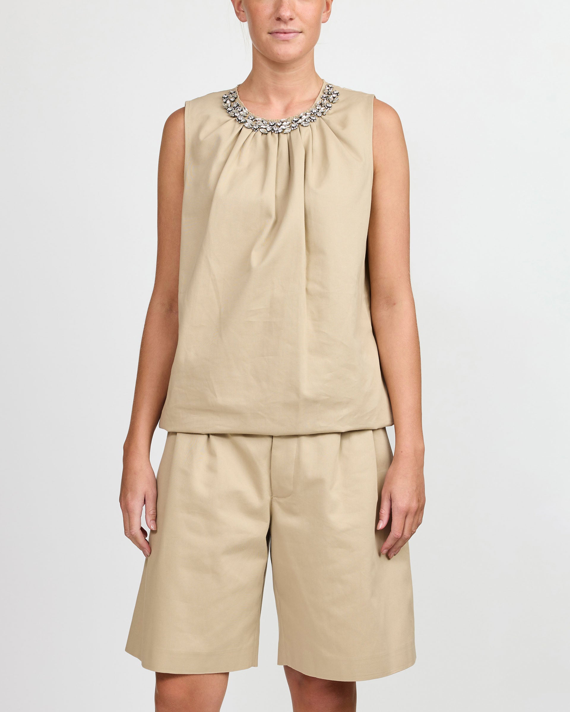 Rika Studios Khaki Twill John Top