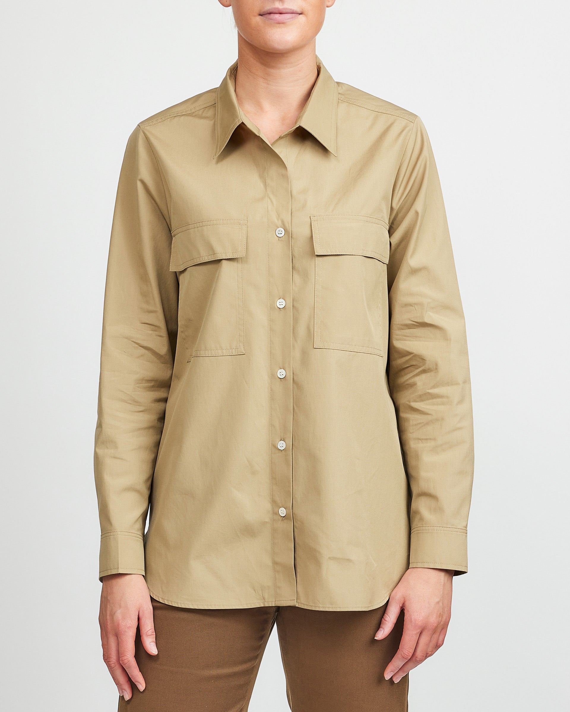 Vanessa Bruno Kaki Dim Shirt