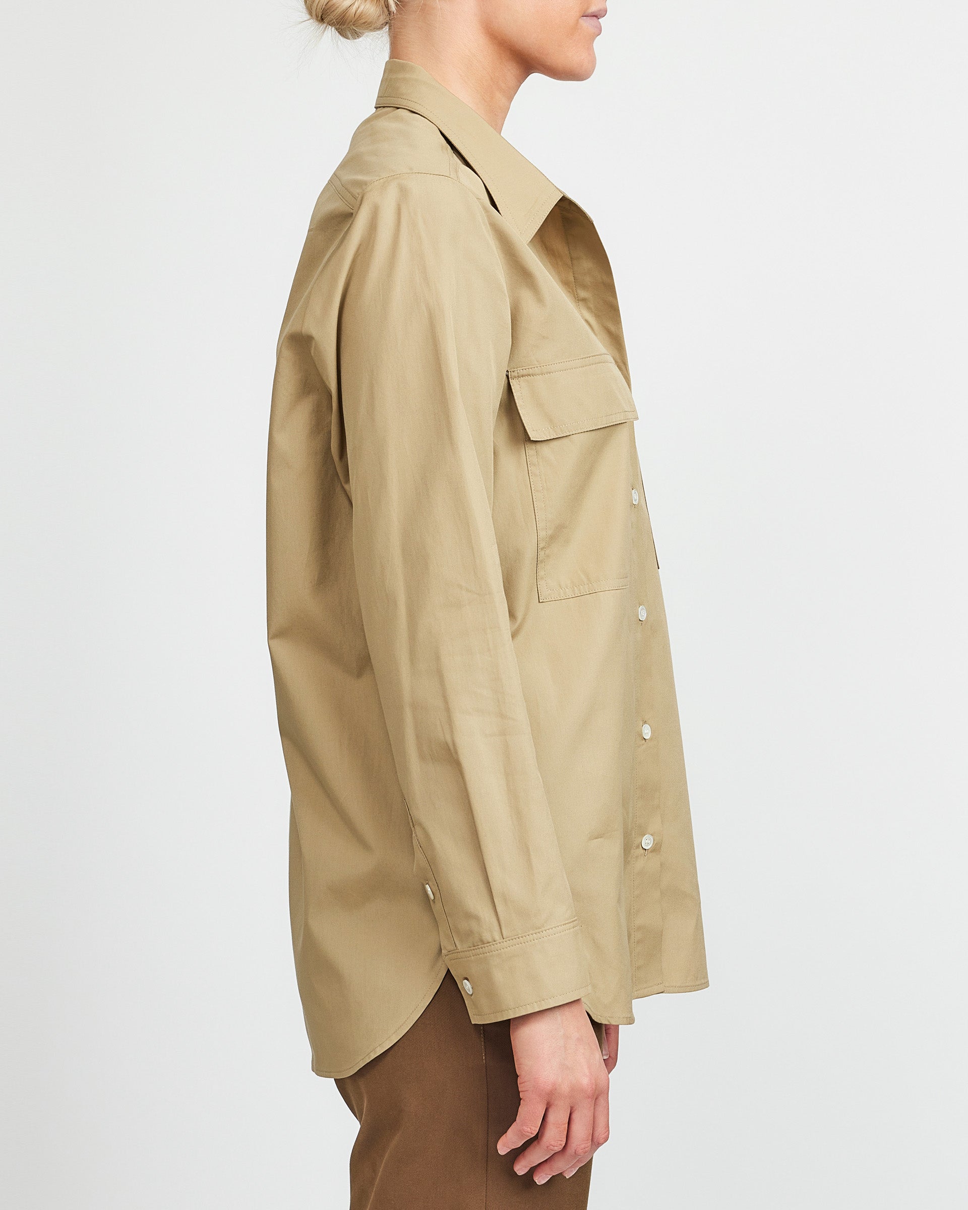 Vanessa Bruno Kaki Dim Shirt