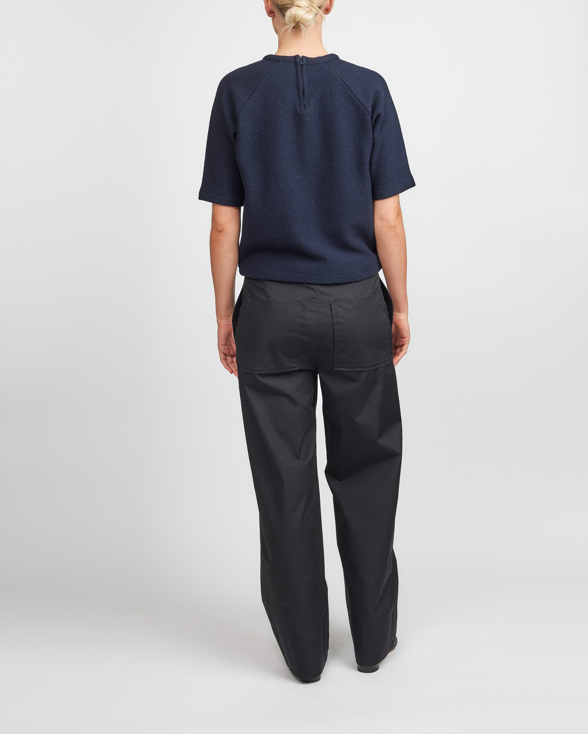 Toteme Black Twisted Seam Trousers