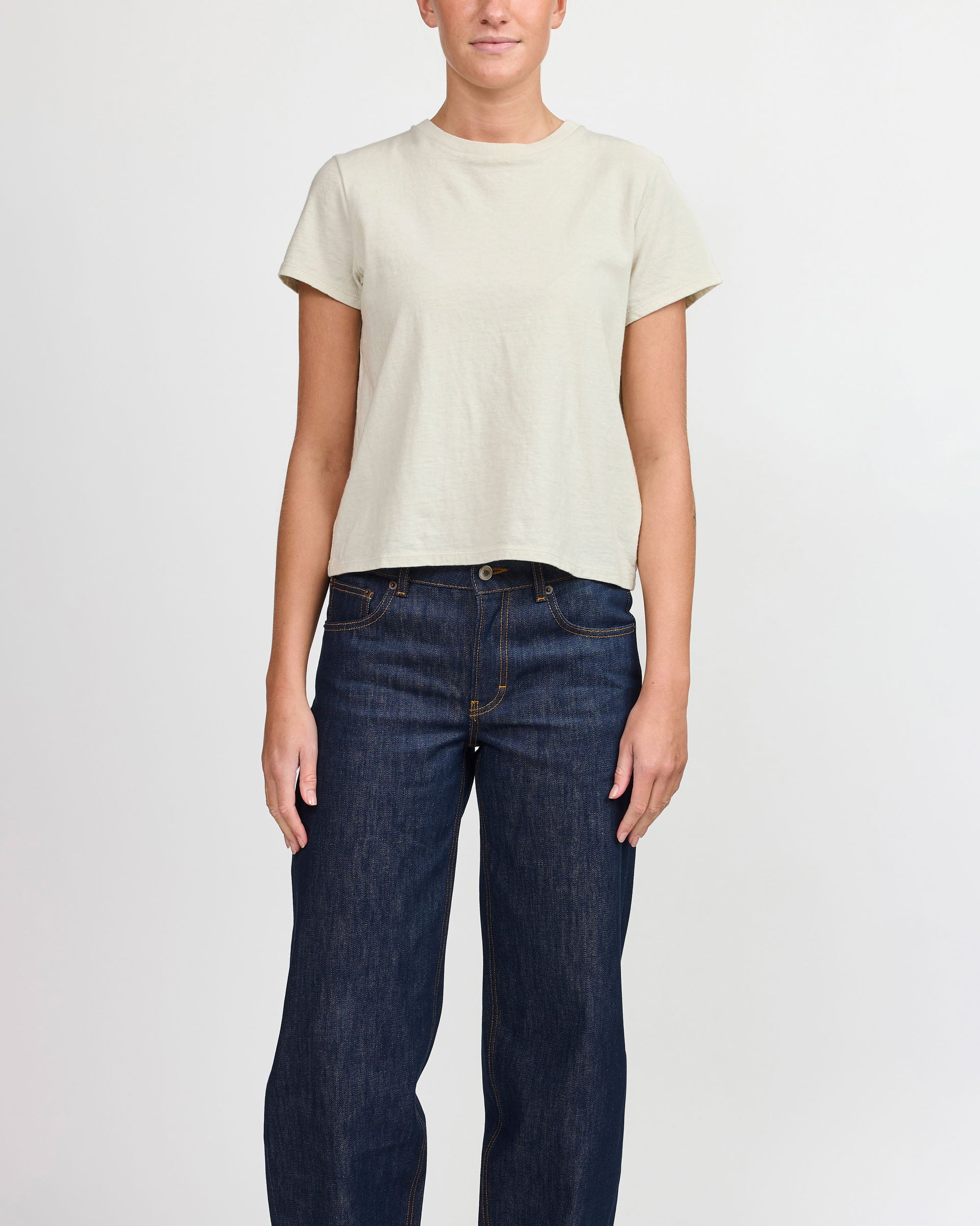 Jeanerica Cream Ines T-shirt
