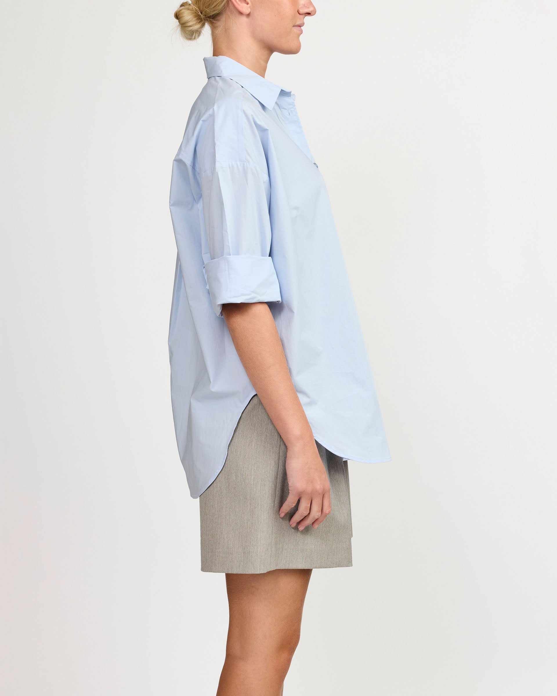 By Malene Birger Derris Shirt Periwinkle Blue