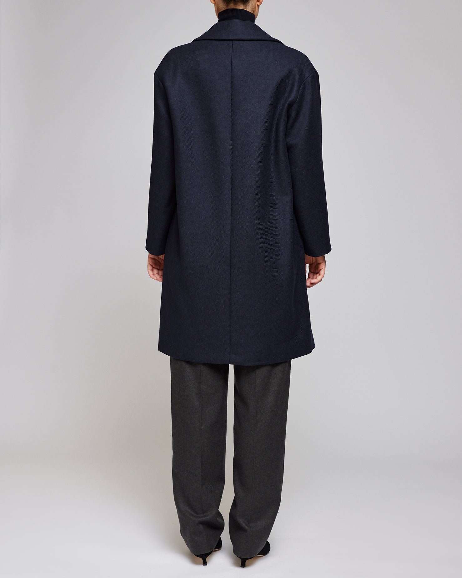 A.P.C Dark Navy Manteau Ninon Jacket