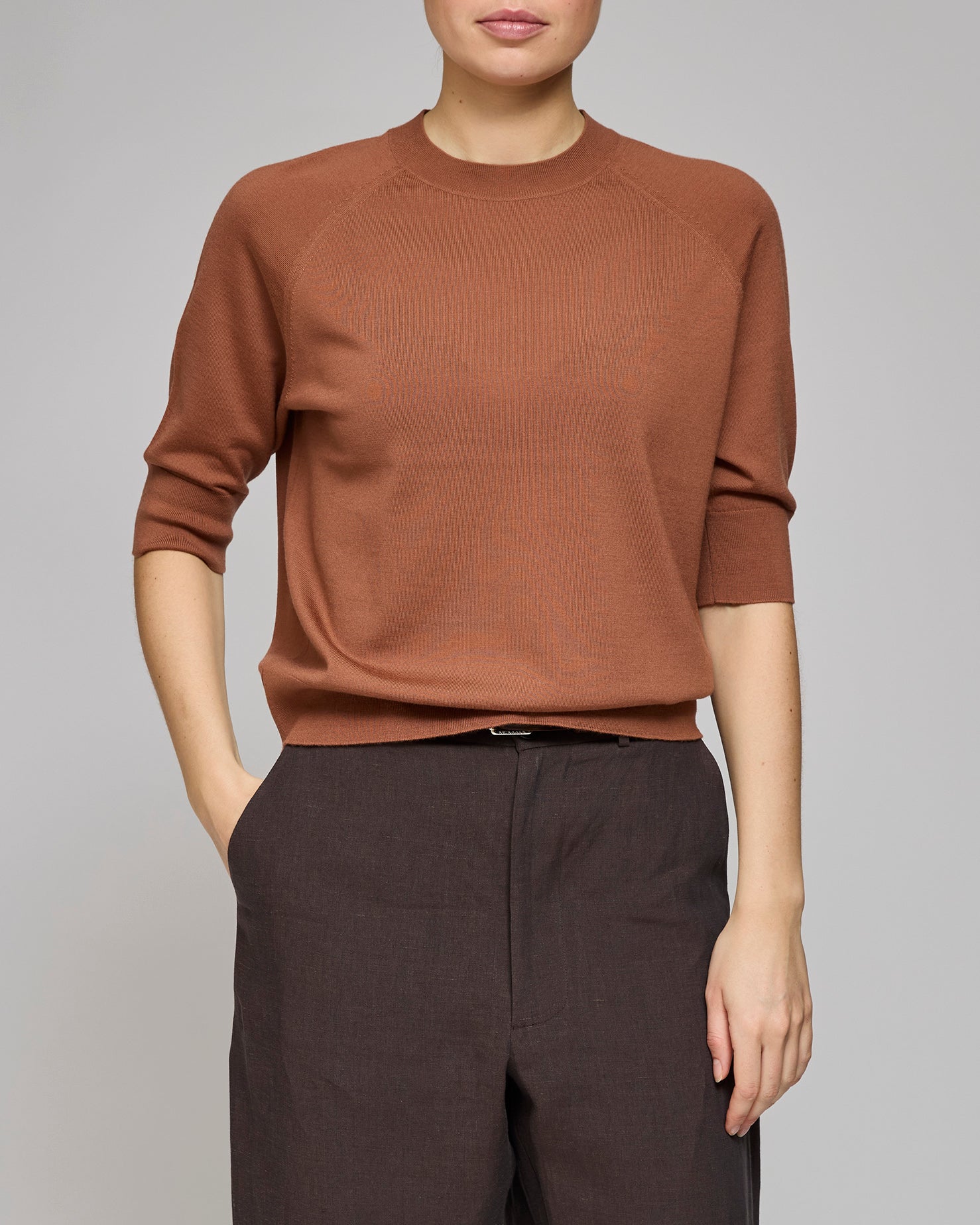 Dries Van Noten Light Rust Tuan Sweater