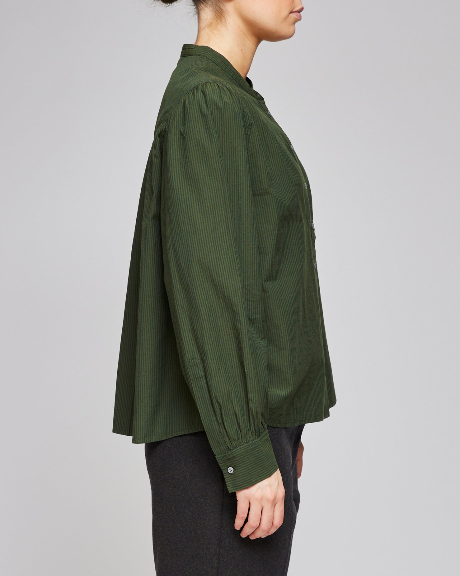 Vanessa Bruno Vert Fonce Florisse Blouse