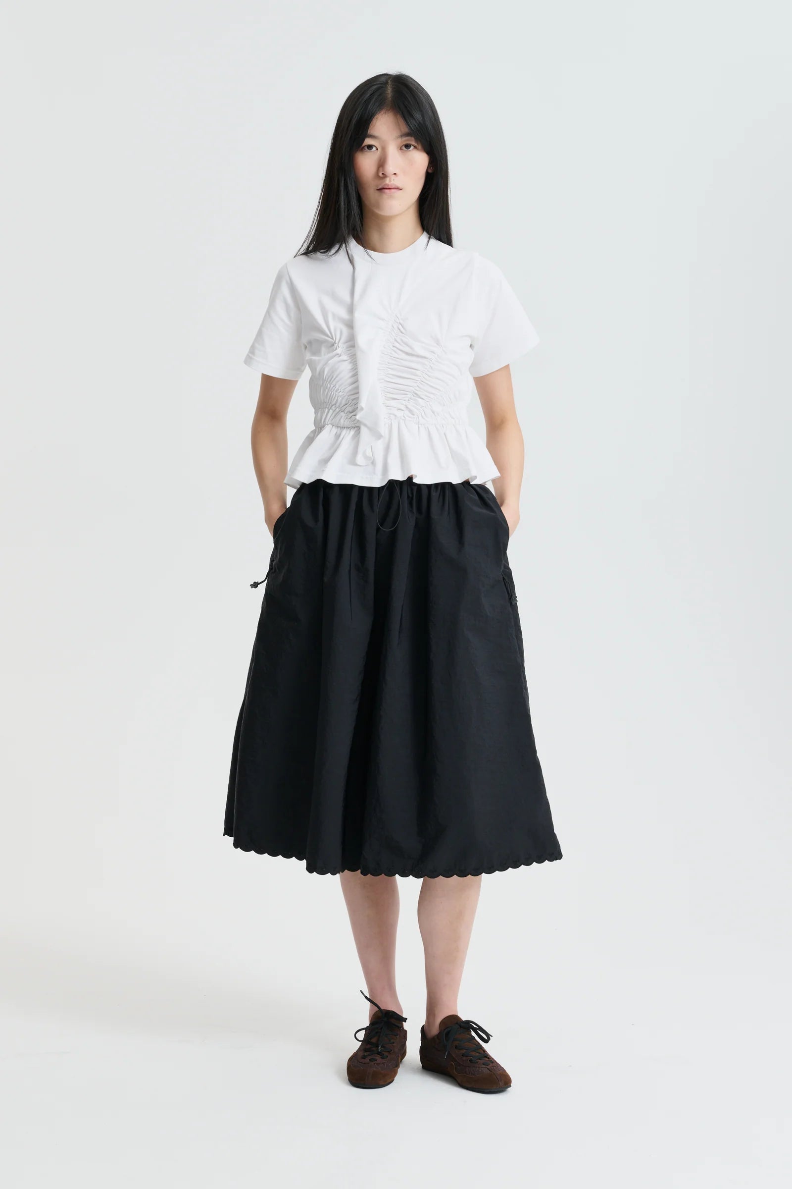Cecilie Bahnsen White Jersey T-shirt