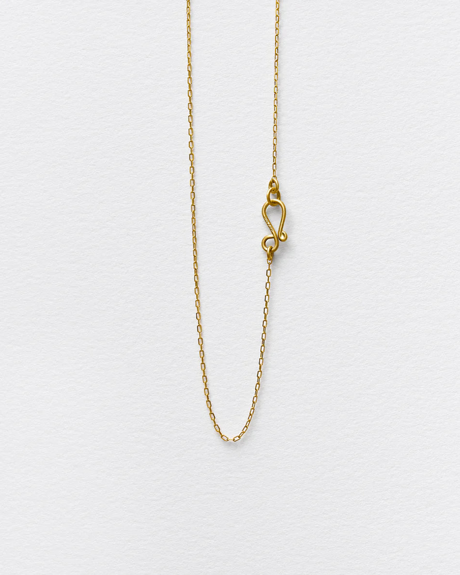 Jo Riis-Hansen Green Mini Heart Necklace