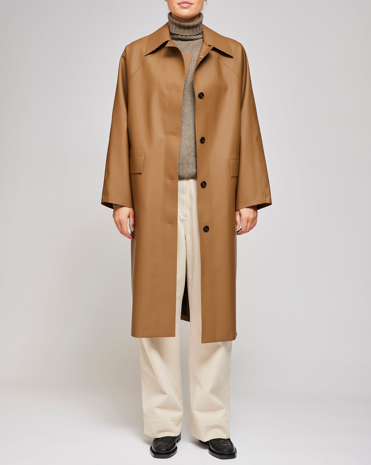 Kassl Editions Camel Original Below Rubber Coat