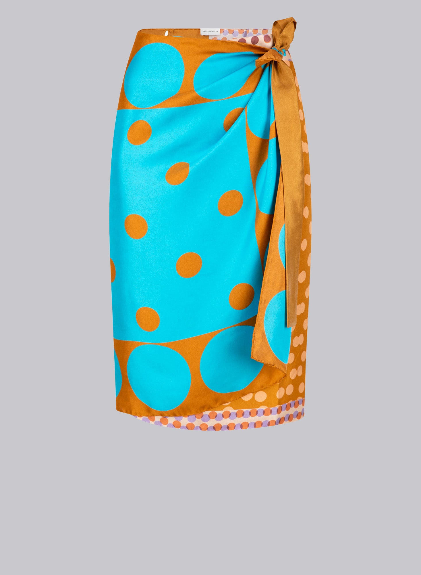 Dries Van Noten Dessin Scarfy Skirt