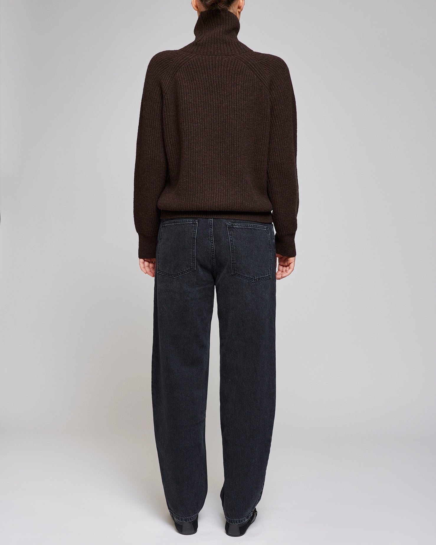 Af Agger Washed Black Barrel Jeans