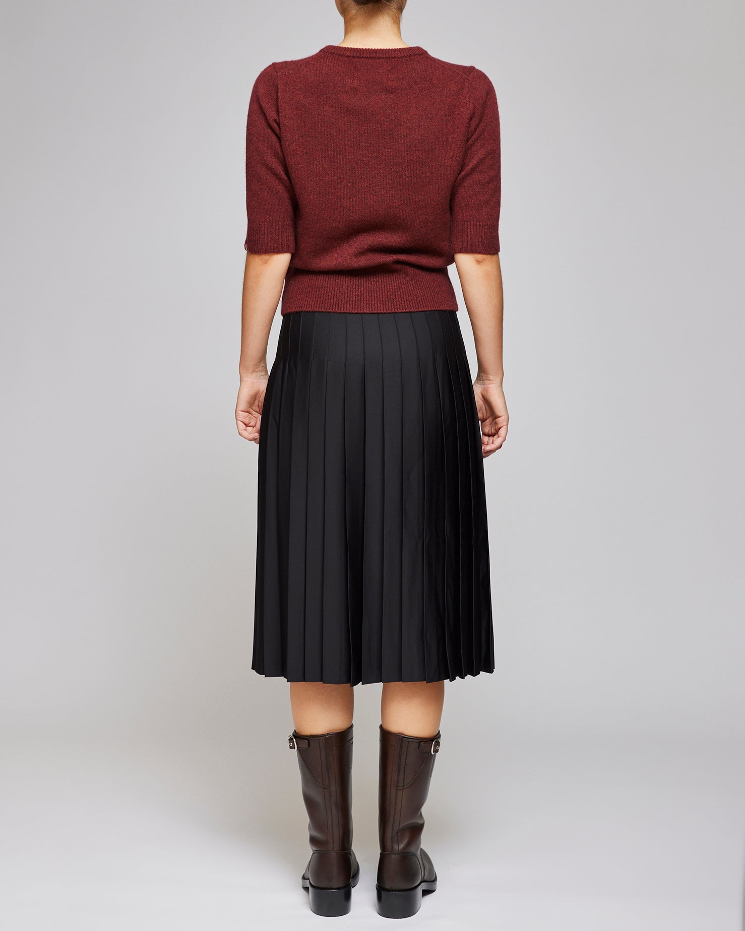 Vanessa Bruno Black Dresse Plissee Skirt