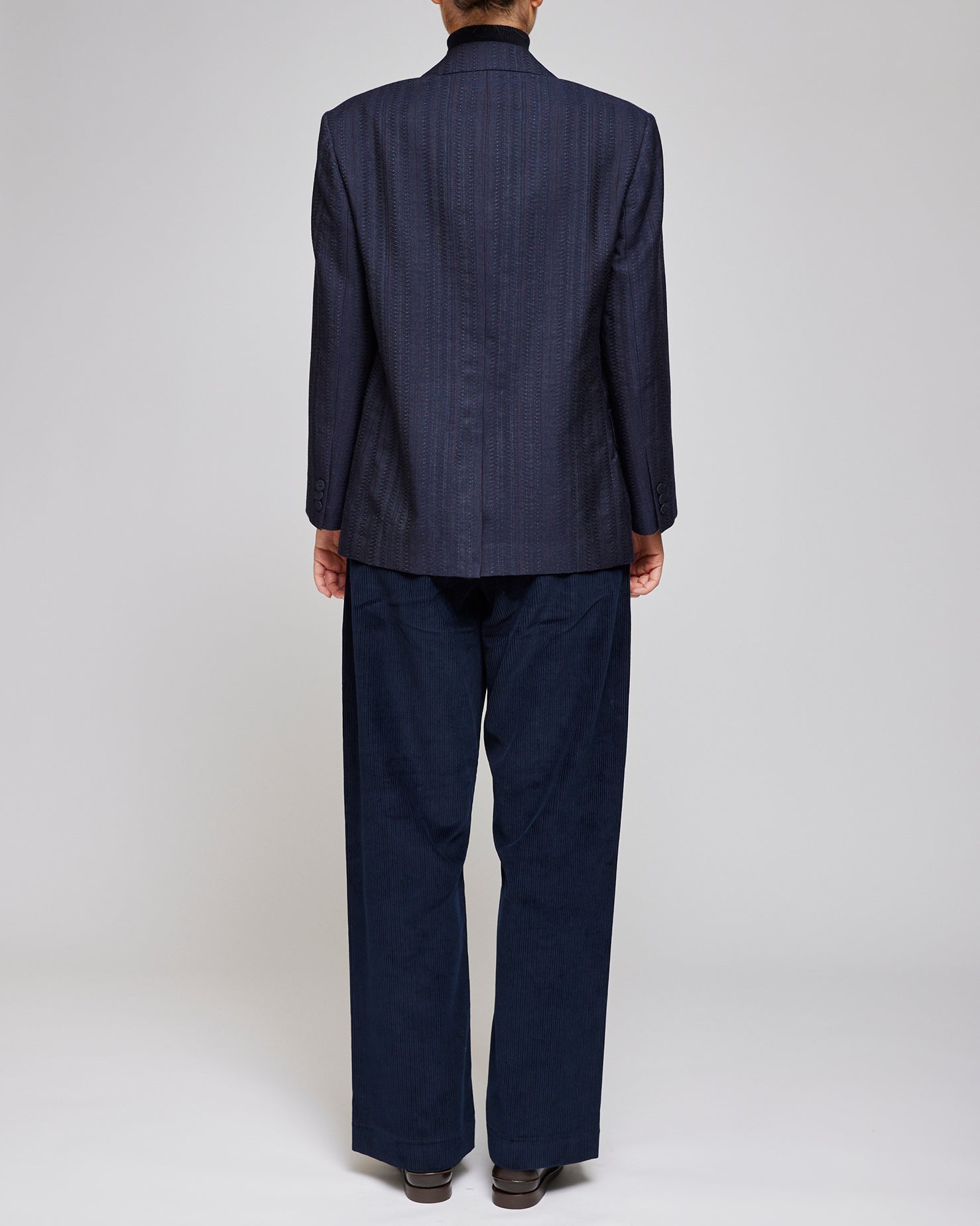 Dries Van Noten Navy Birdy Jacket