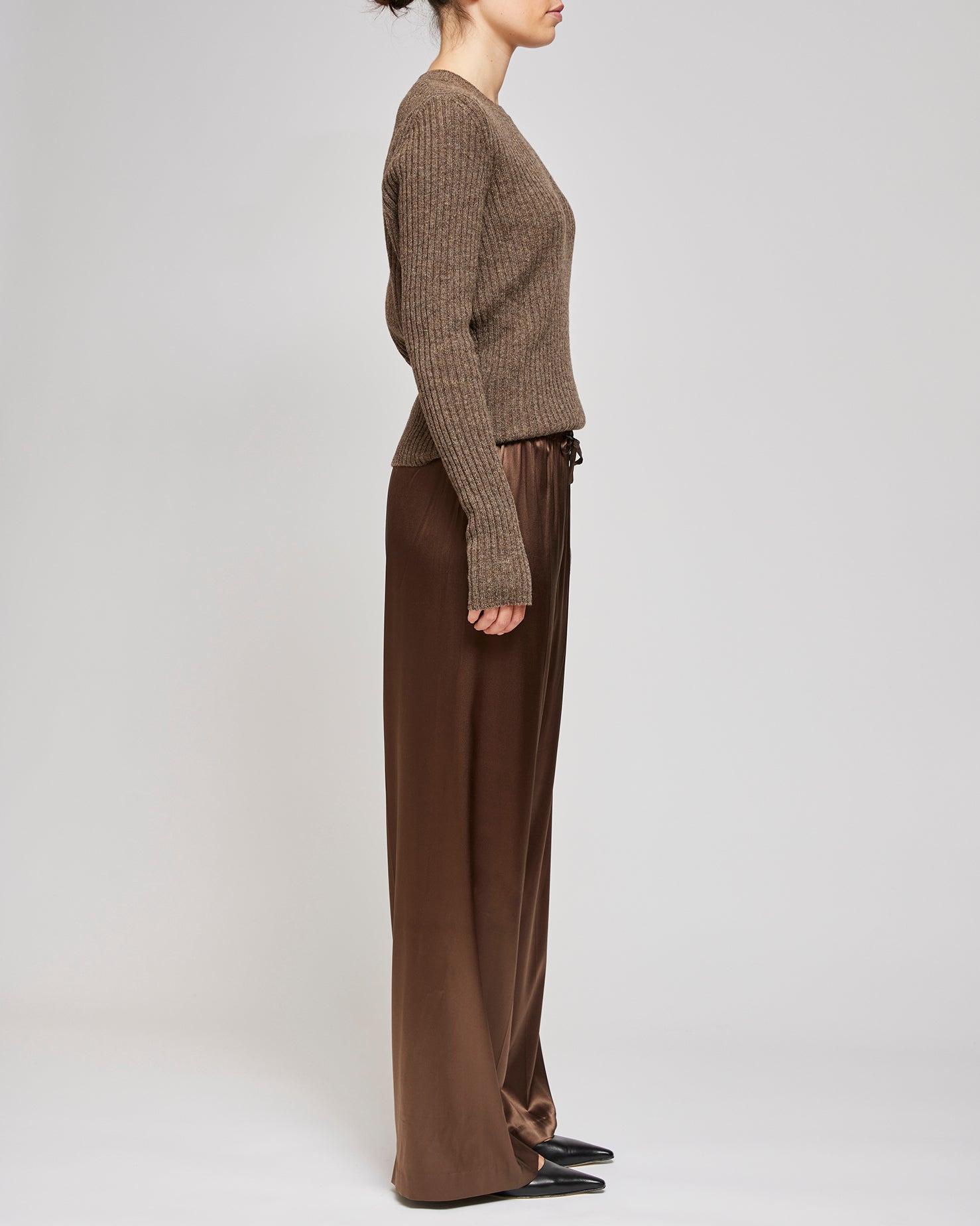 Dries Van Noten Brown Long Puvis Pants