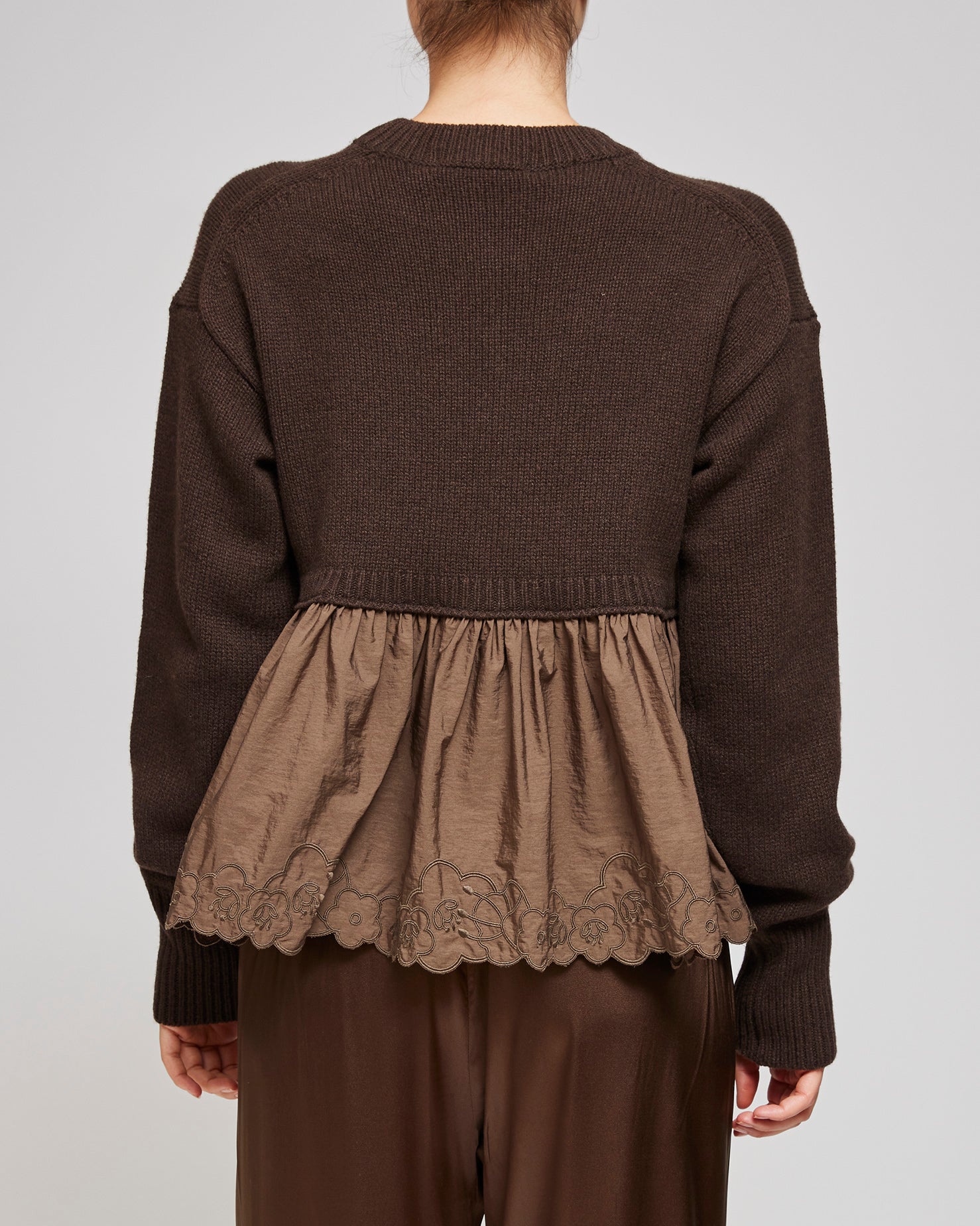 Cecilie Bahnsen Brown Bera Jumper