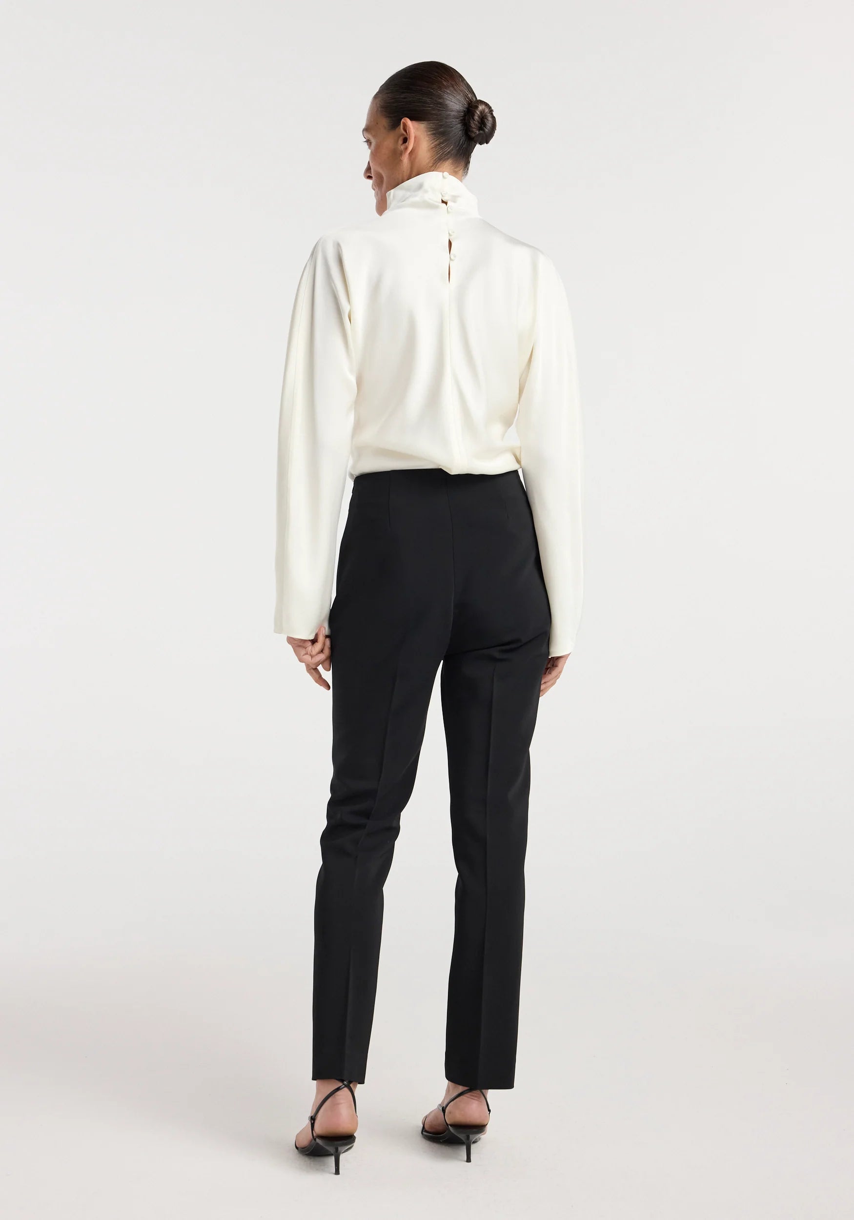 RÓHE Cigarette Leg Tailored Trousers