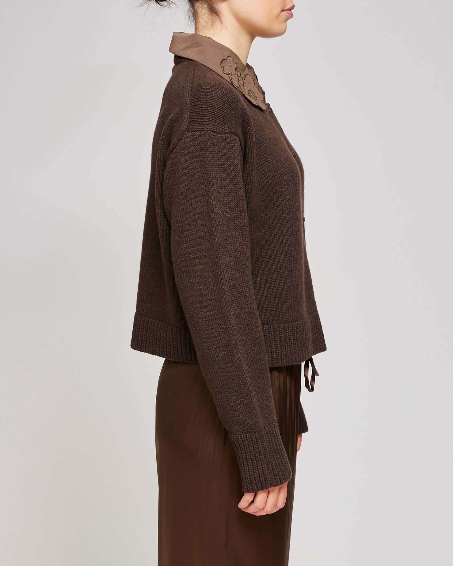 Cecilie Bahnsen Brown Bibi Cardigan