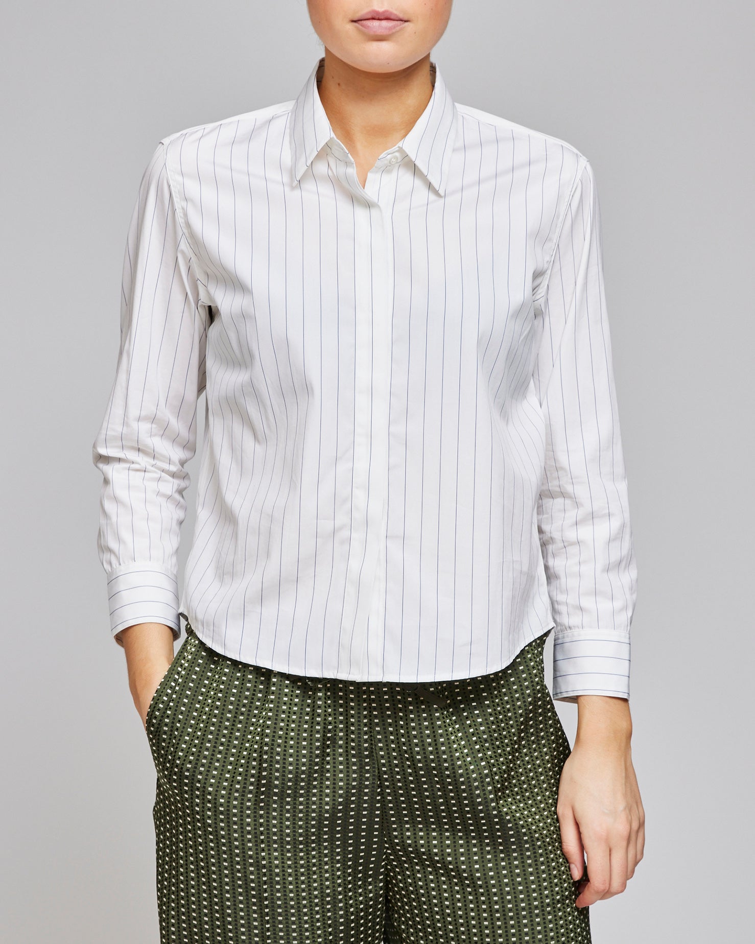 Dries Van Noten Navy Clavini Shirt