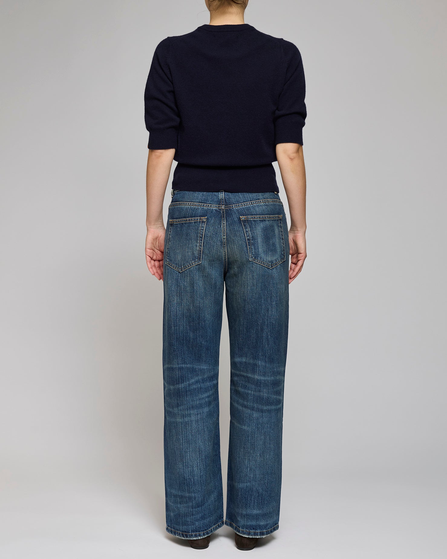 Jeanerica Dunkelblaue Righe Belem Jeans