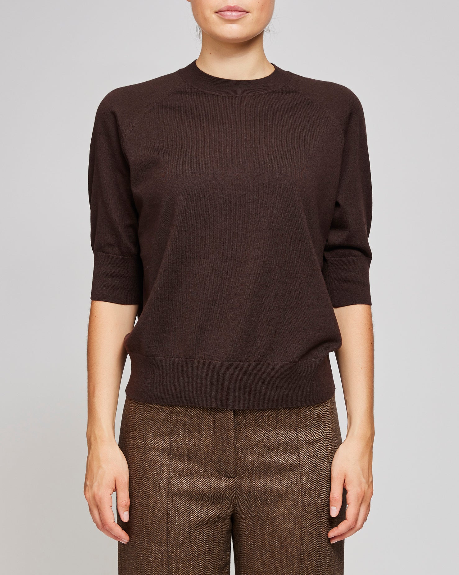 Dries Van Noten Dark Brown Tuan Sweater
