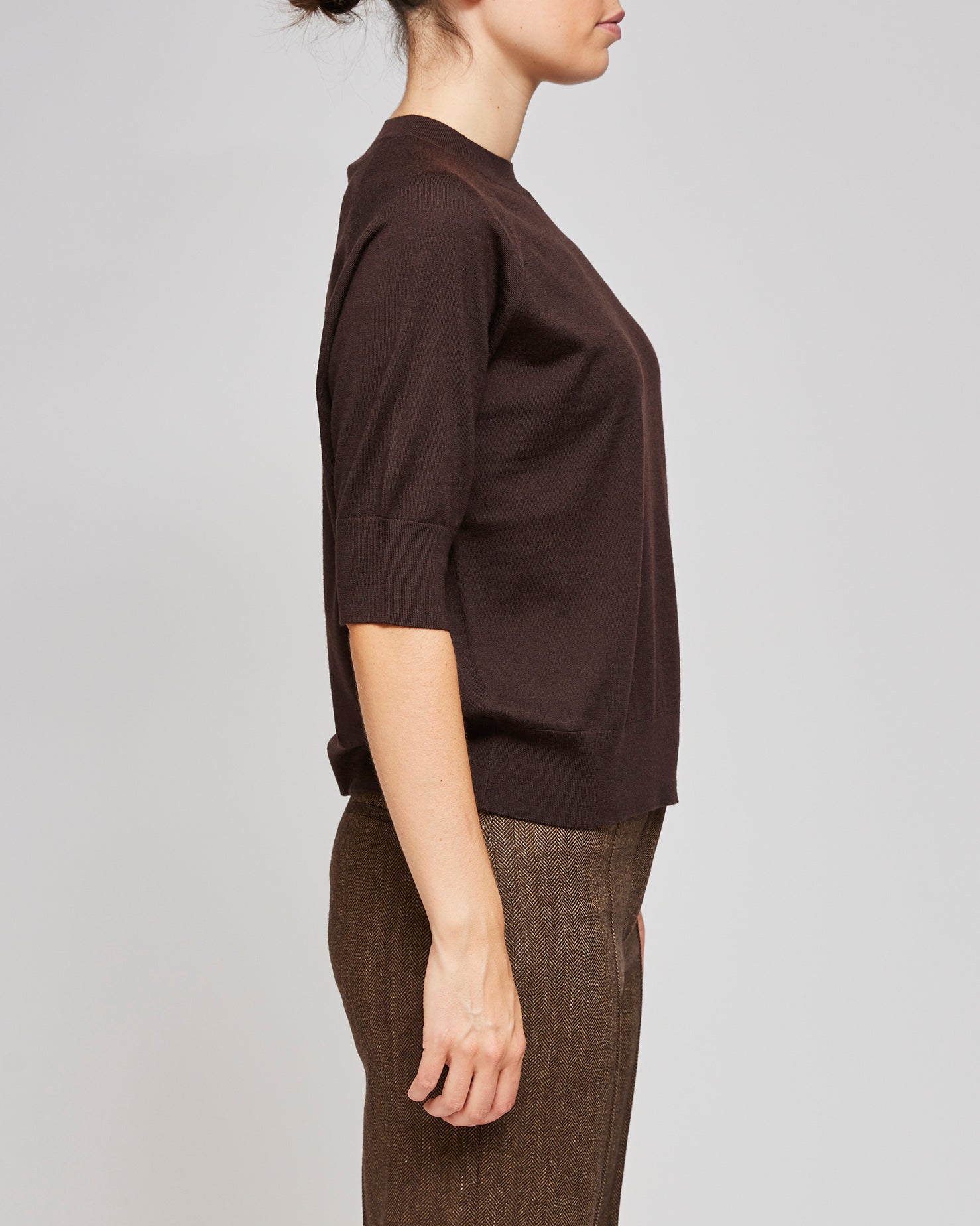 Dries Van Noten Dark Brown Tuan Sweater