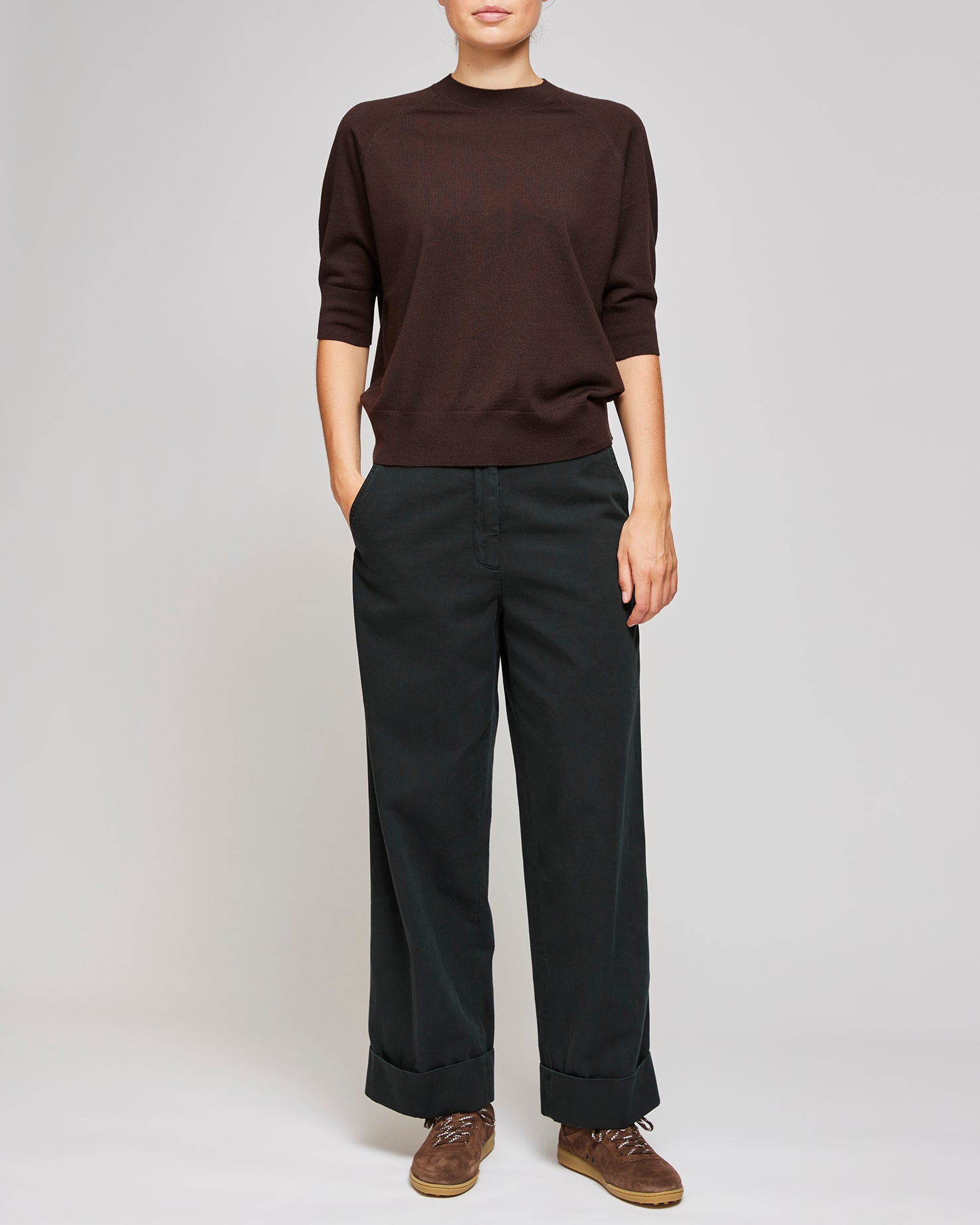 Dries Van Noten Dark Green Pakora Bis Pants