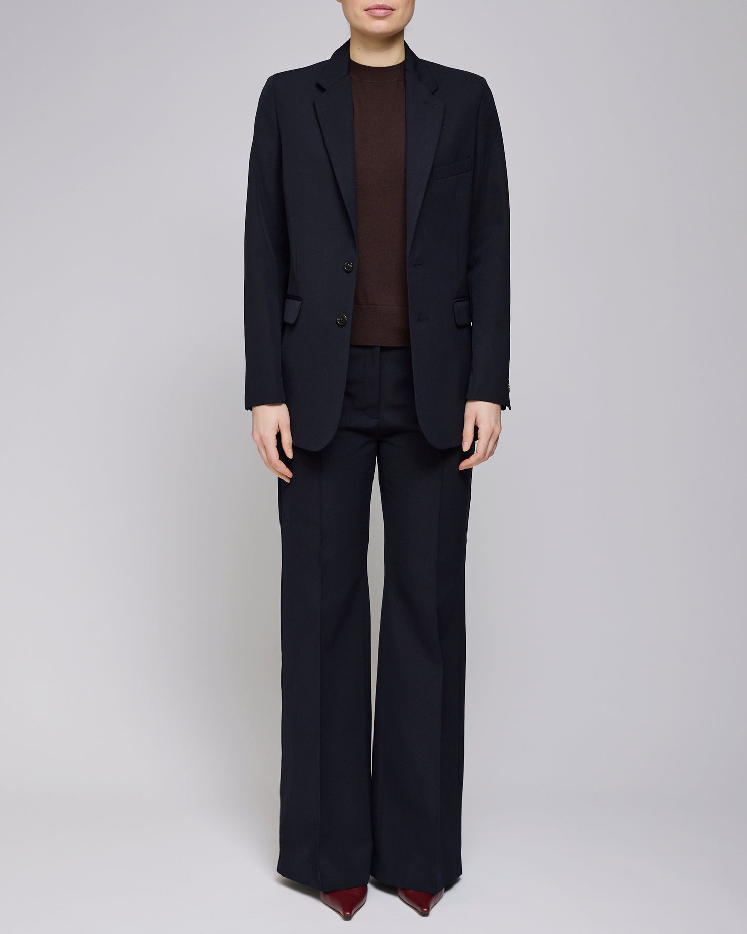 A.P.C Dark Navy Veste Tailleur Deux Boutons Blazer