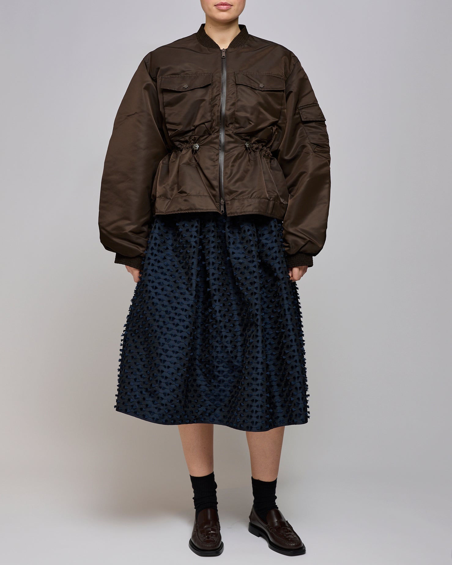 Cecilie Bahnsen Brown Birdie Jacket