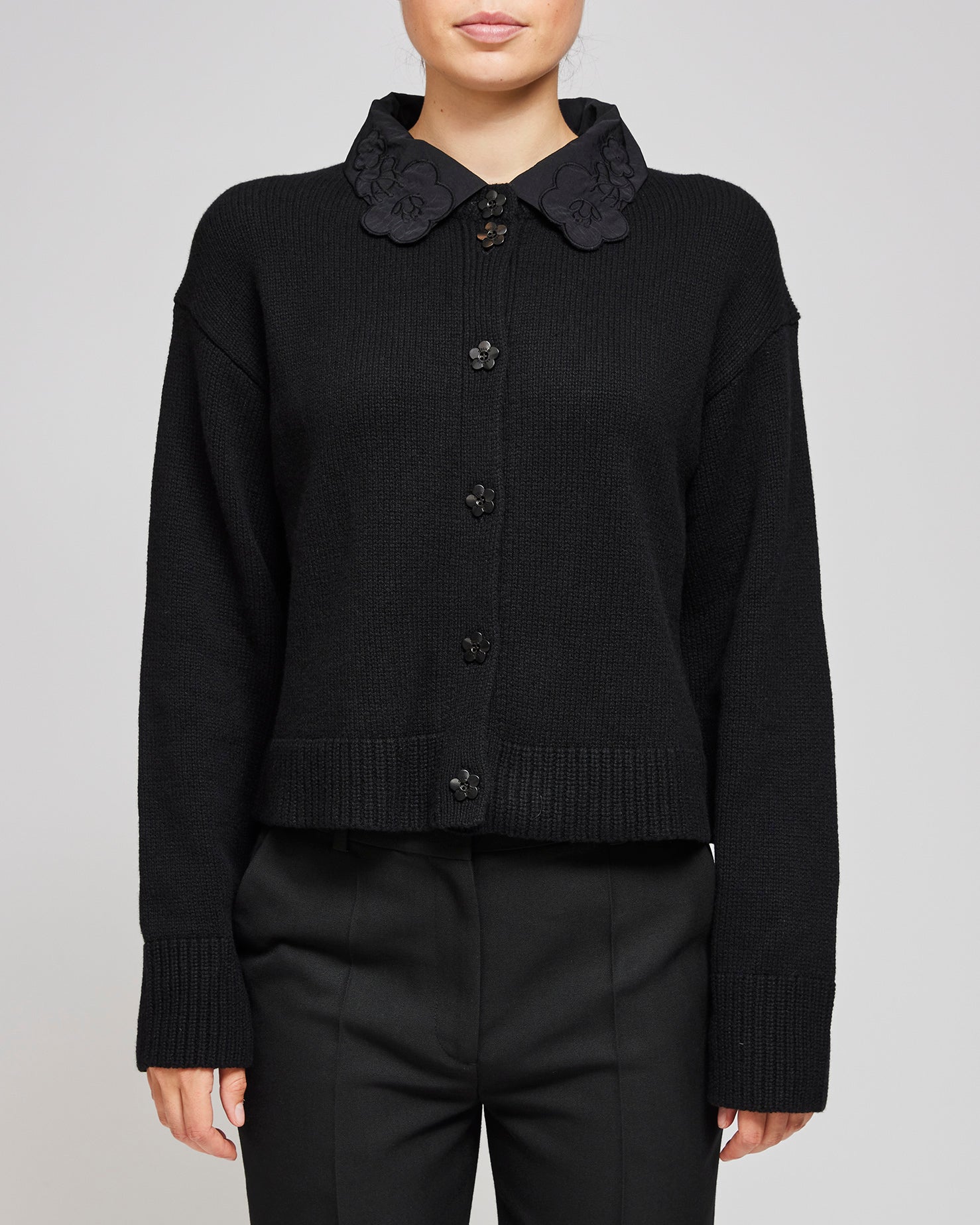 Cecilie Bahnsen Black Bibi Cardigan