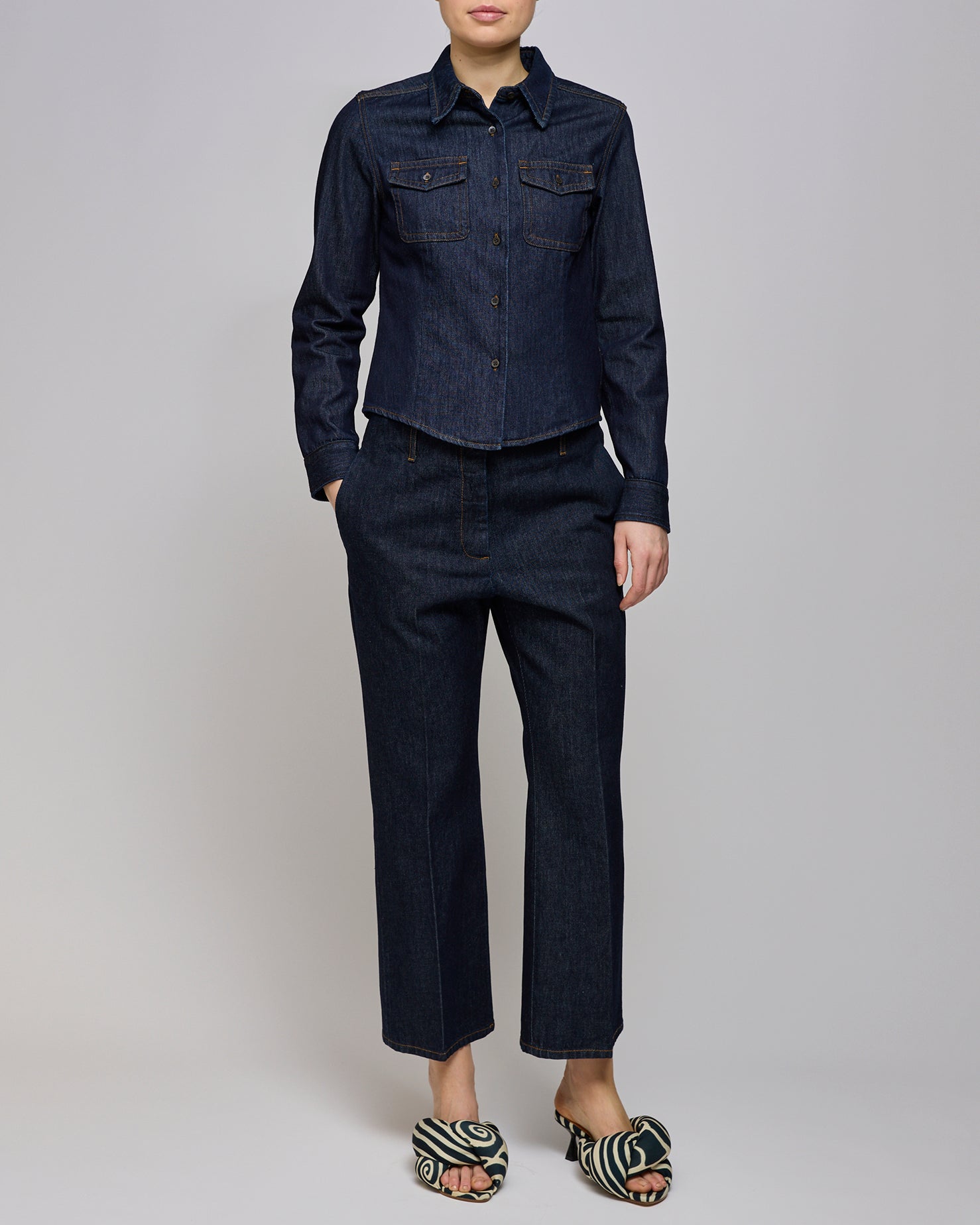 Dries Van Noten Indigo Paloma Pants