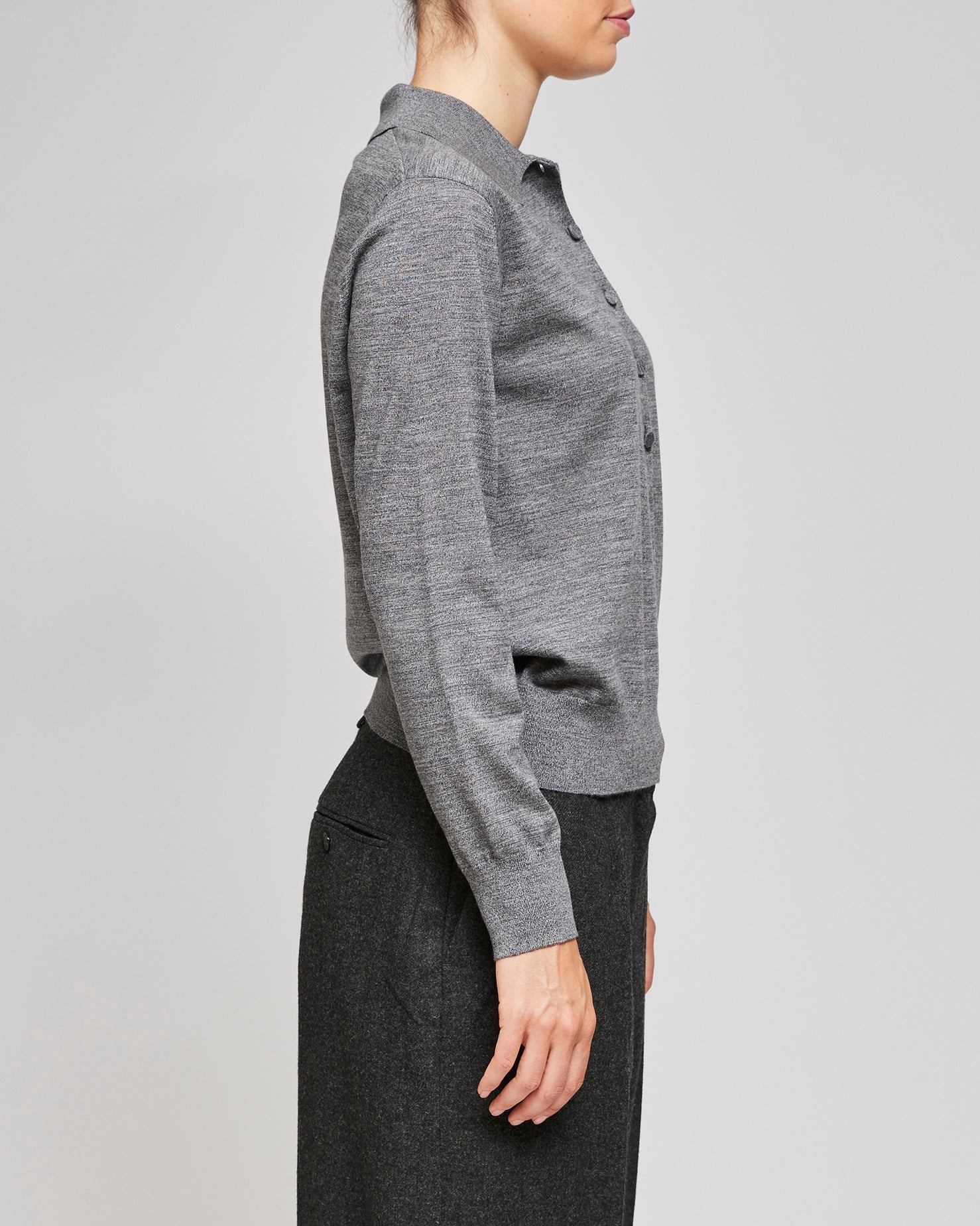 Dries Van Noten Grey Tuno Polo