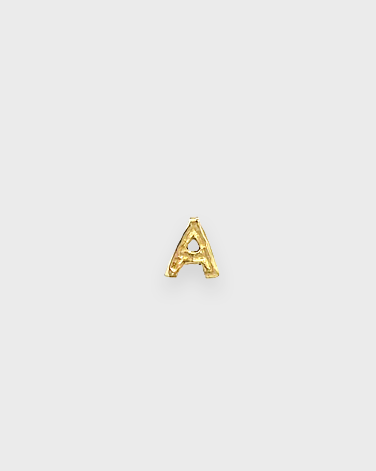 Sara Jin Mi Letter Studs A