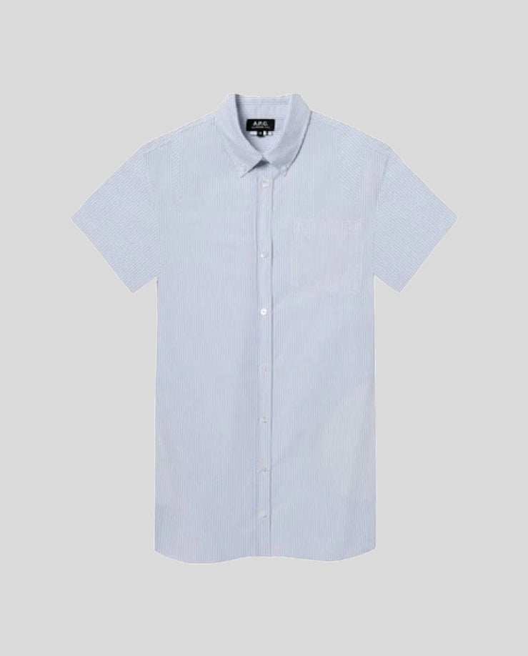 A.P.C Blue Ary Robe Dress