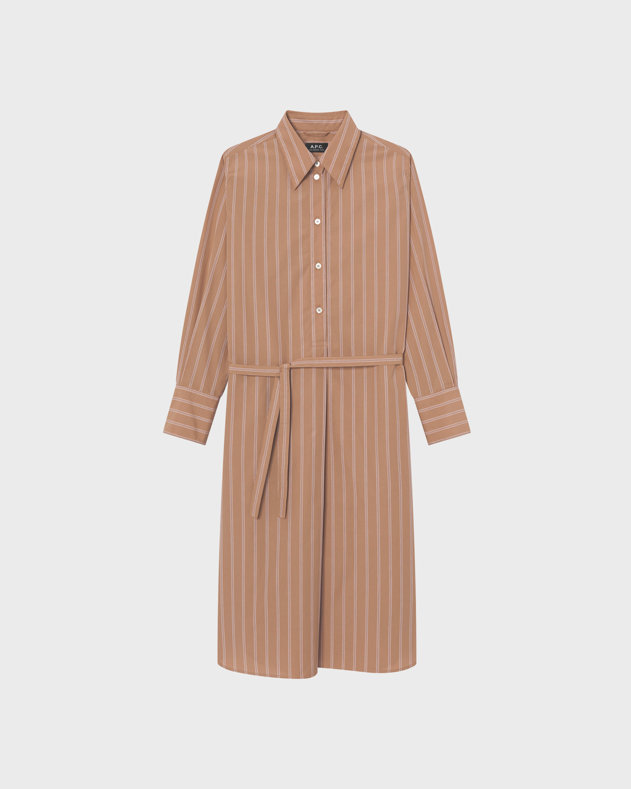 A.P.C. Beige Robe Dress