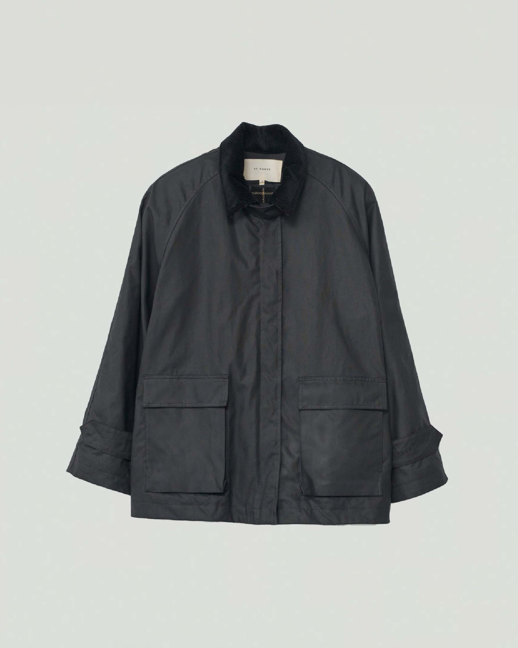 Af Agger Black Oilskin Jacket