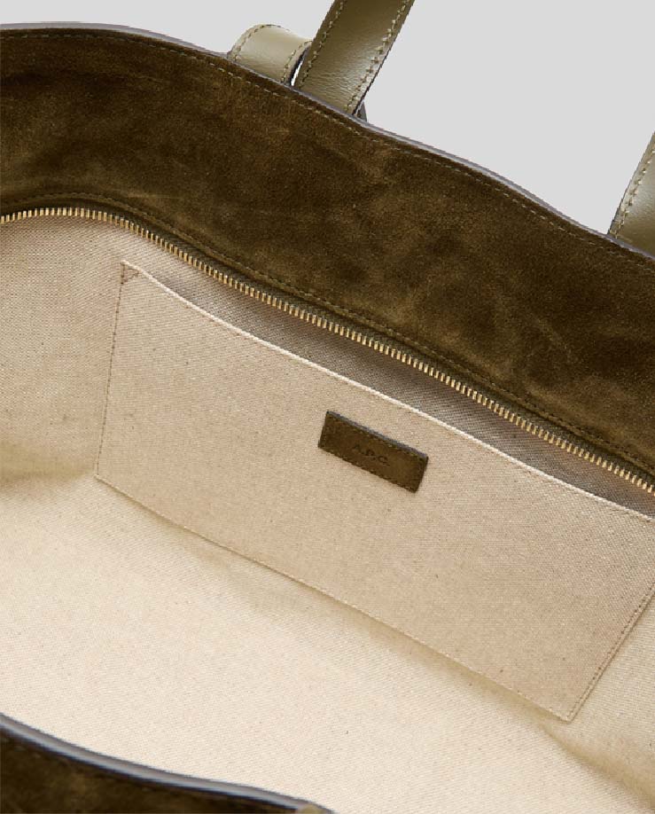 A.P.C. Dark Khaki Le Drummer Bag