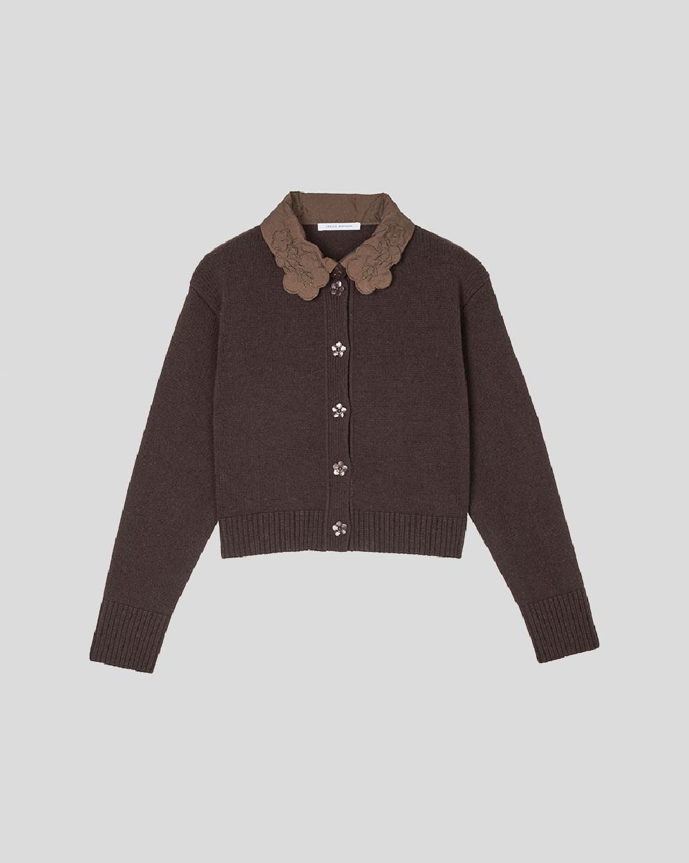 Cecilie Bahnsen Brown Bibi Cardigan