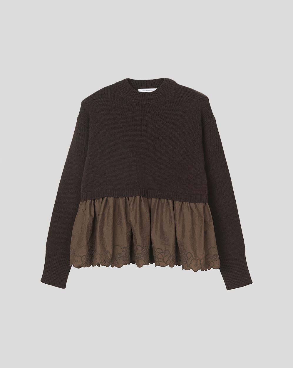 Cecilie Bahnsen Brown Bera Jumper