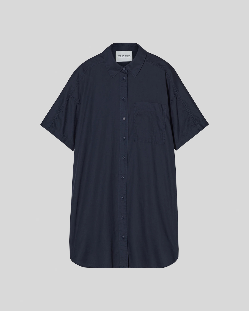Closed Dark Night Shirtdress