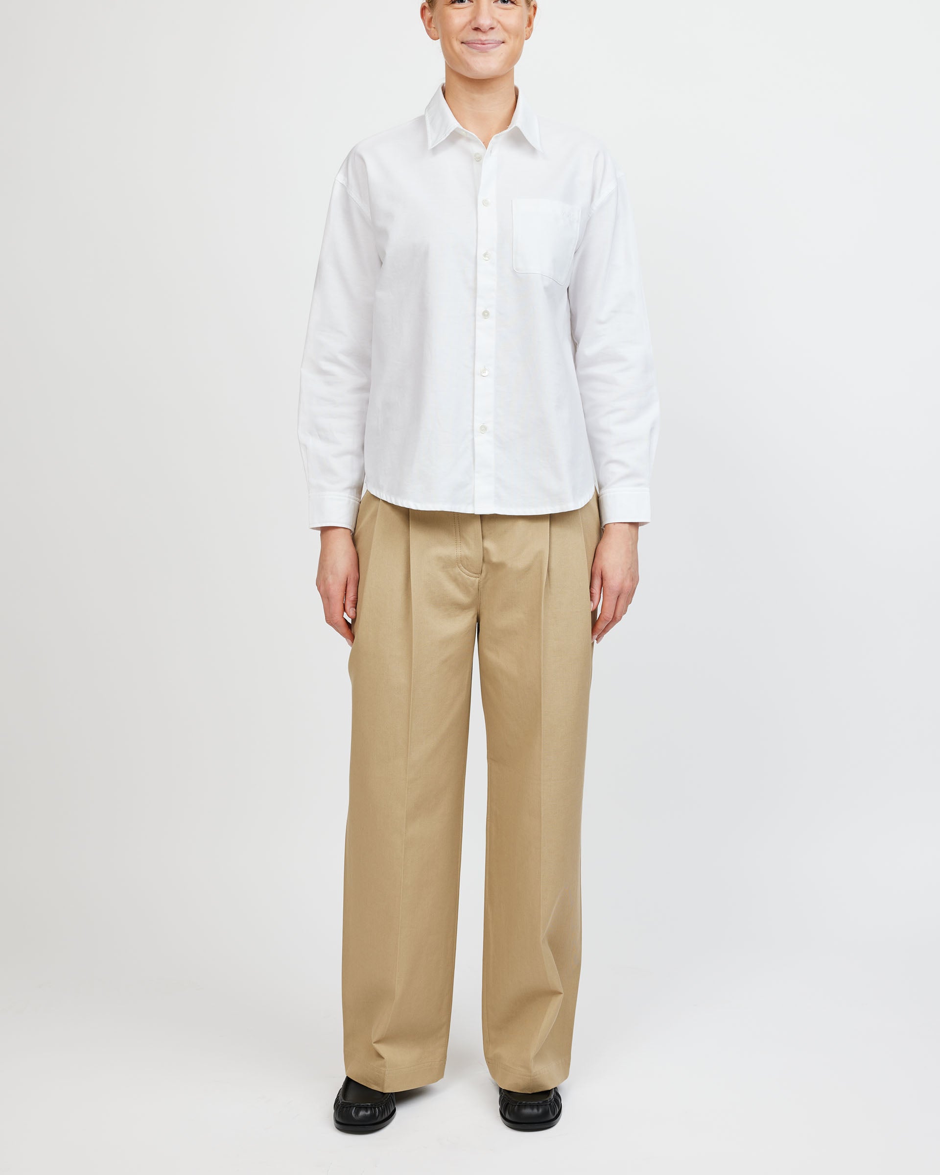 A.P.C Chemise Boyfriend Brodee White Shirt