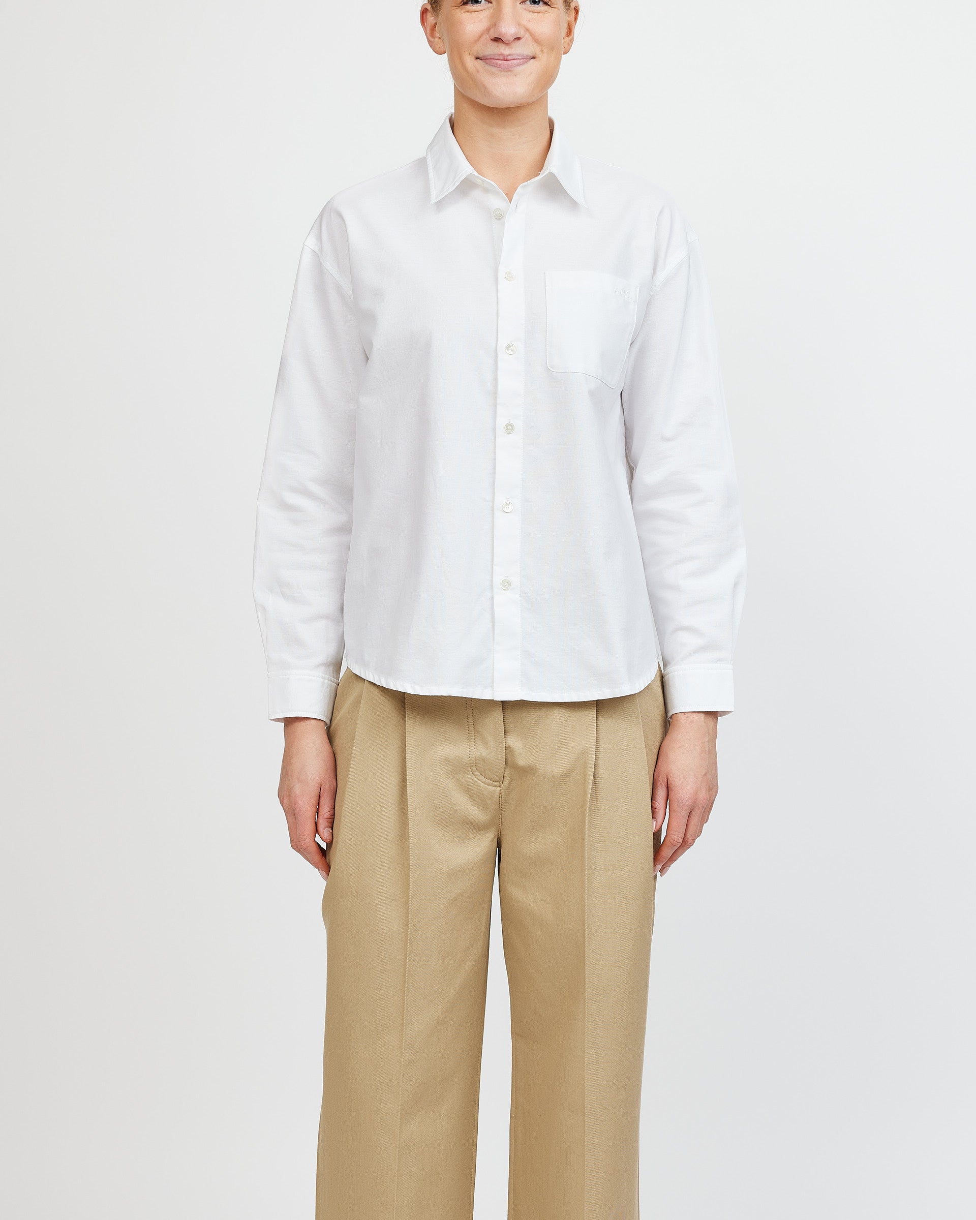 A.P.C Chemise Boyfriend Brodee White Shirt