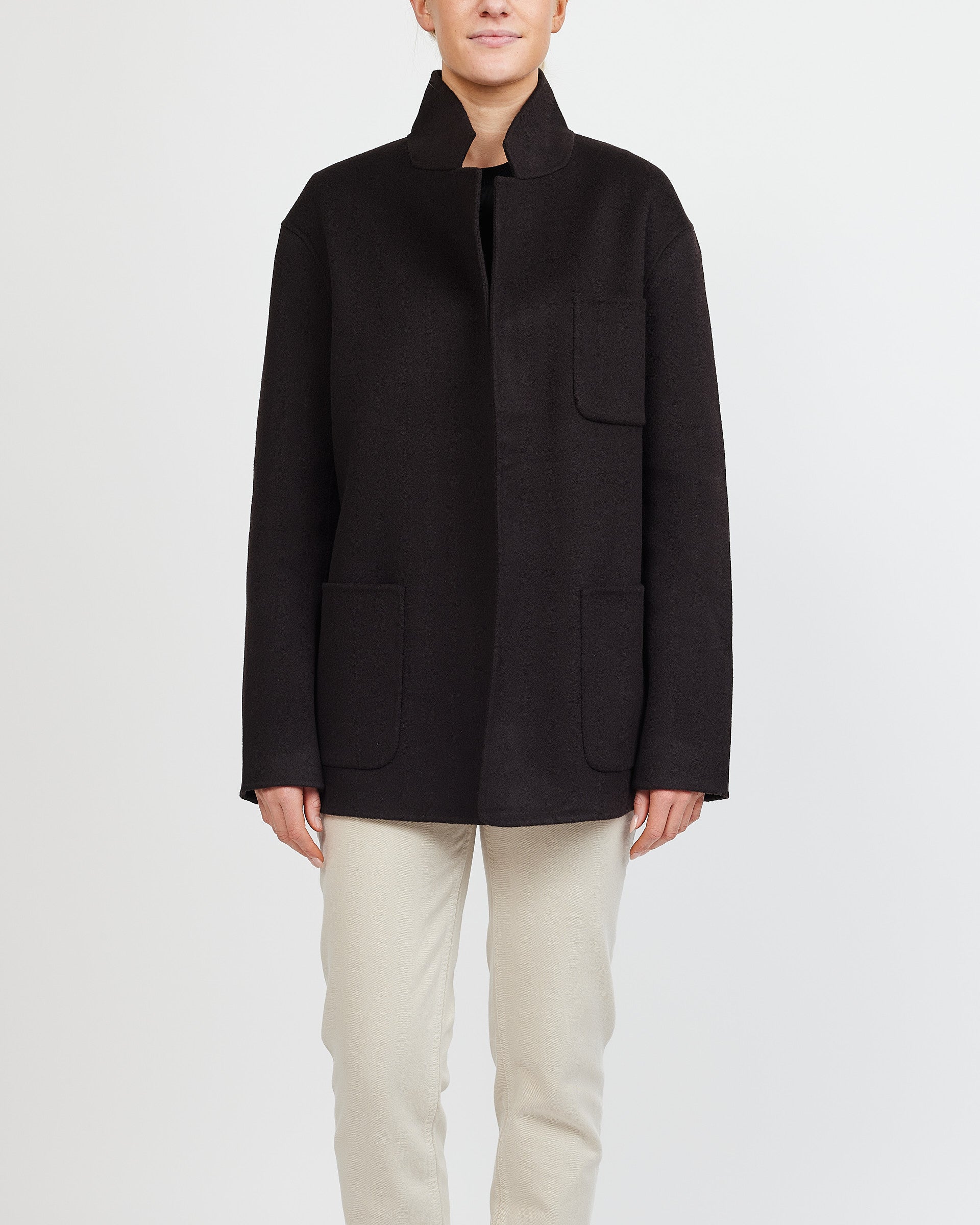Toteme Espresso Patch Pocket Doublé Jacket