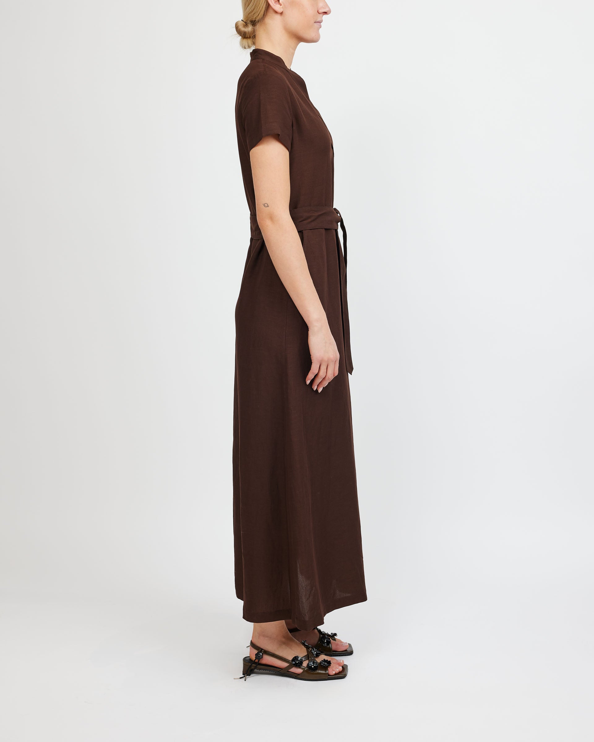 A.P.C Annelie Robe Brown Dress